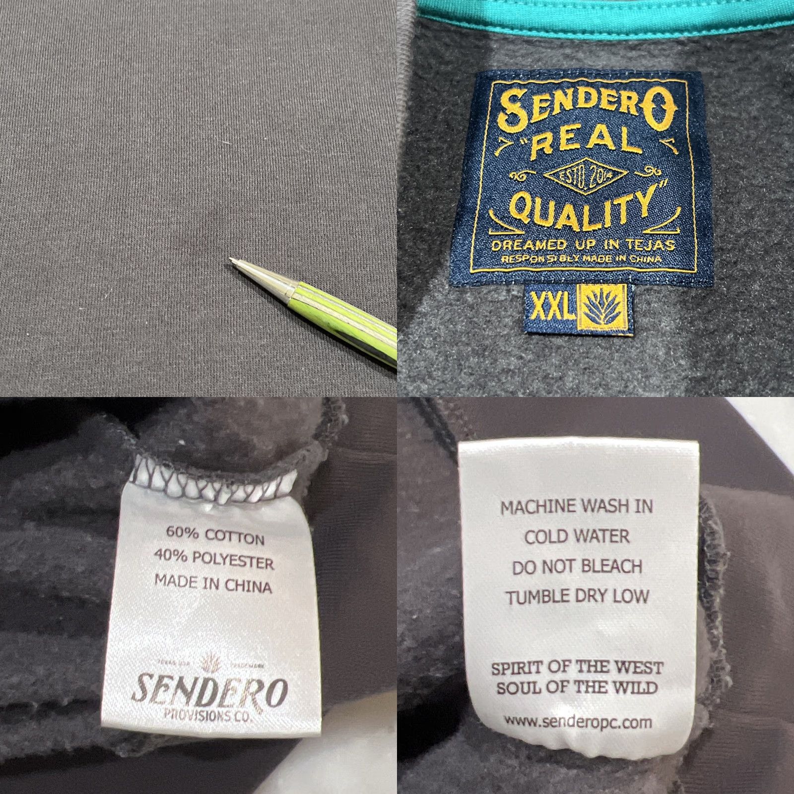Vintage Sendero Provisions Sweatshirt Women’s 2XL Pullover Gray Embroidered Bobcat Size XXL / US 16-18 / IT 52-54 - 9 Thumbnail
