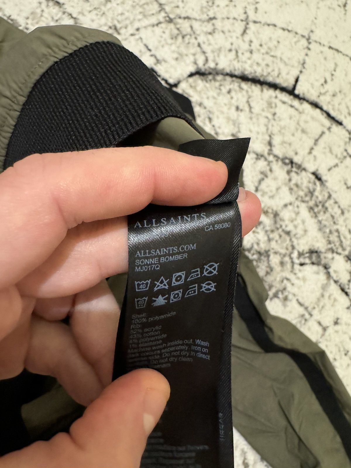 Allsaints Allsaints Sonne Bomber Nylon Men’s MJ017Q Light Jacket S sz Size US S / EU 44-46 / 1 - 14 Thumbnail