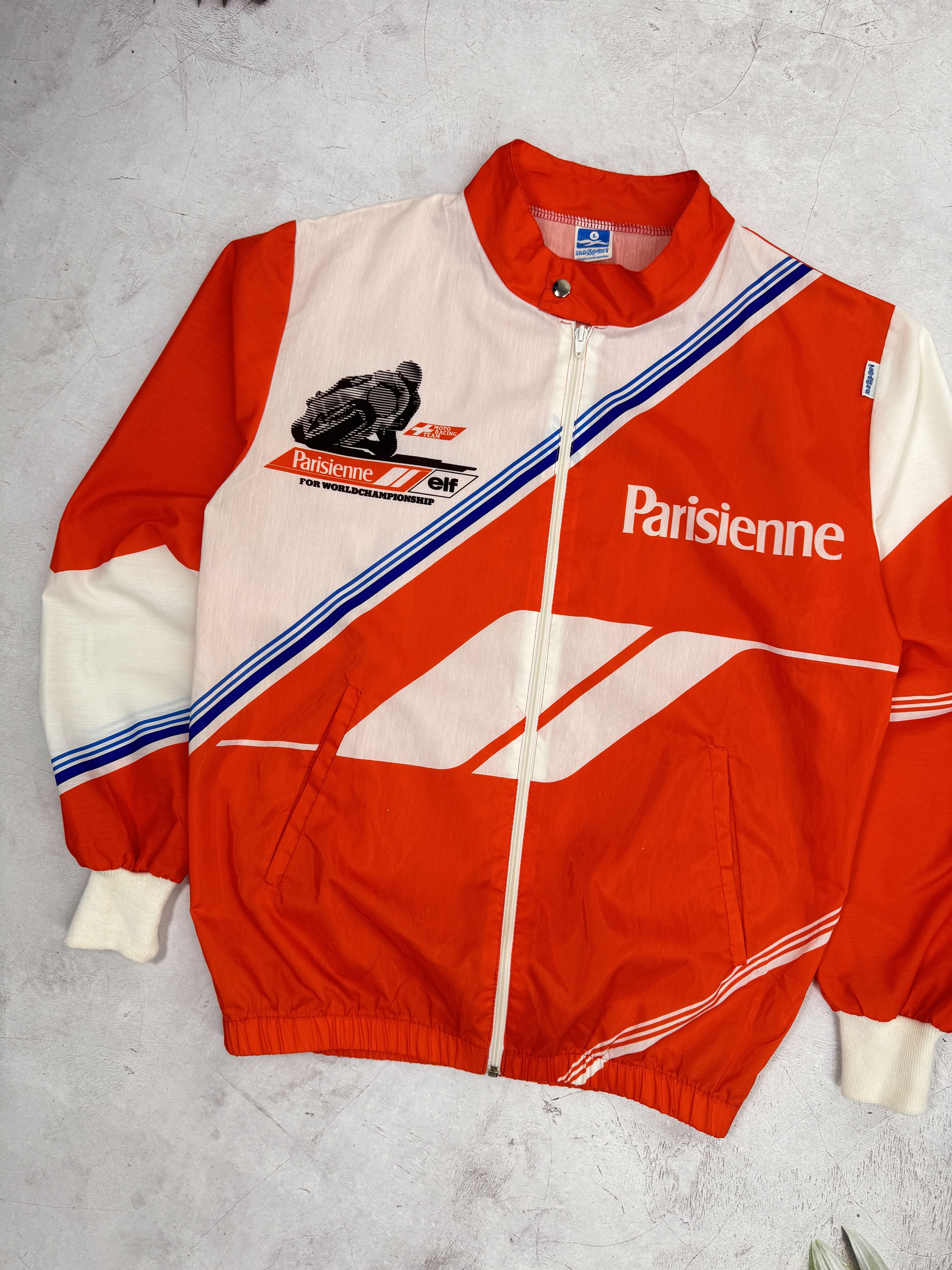 Vintage Vintage Parisienne Elf Worldchampion Jacket Swiss Moto Team Size US L / EU 52-54 / 3 - 2 Thumbnail