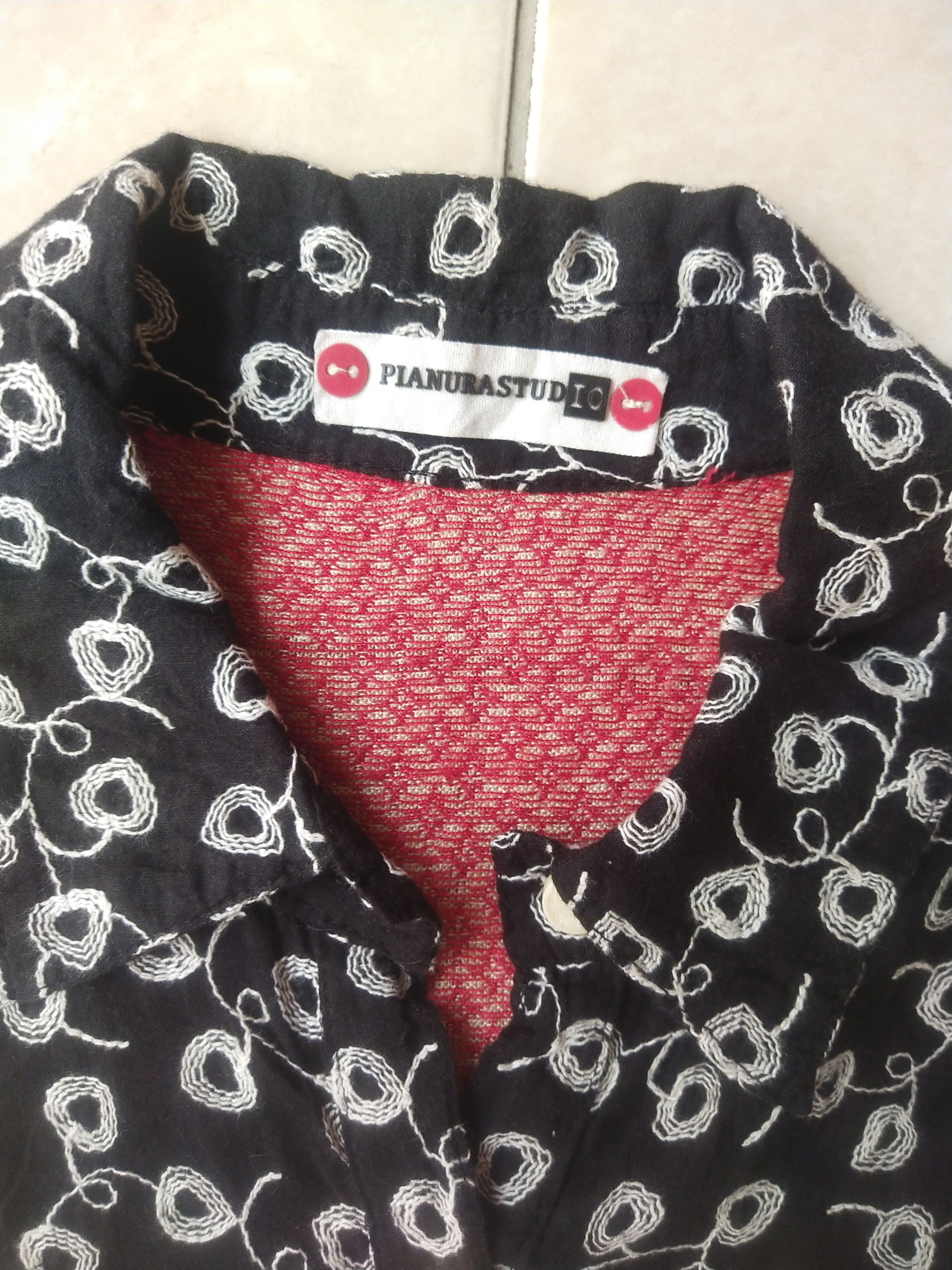 Vintage Vintage Pianurastudio Italy Mixed Print Patchwork Blouse Y2K Size M / US 6-8 / IT 42-44 - 5 Thumbnail