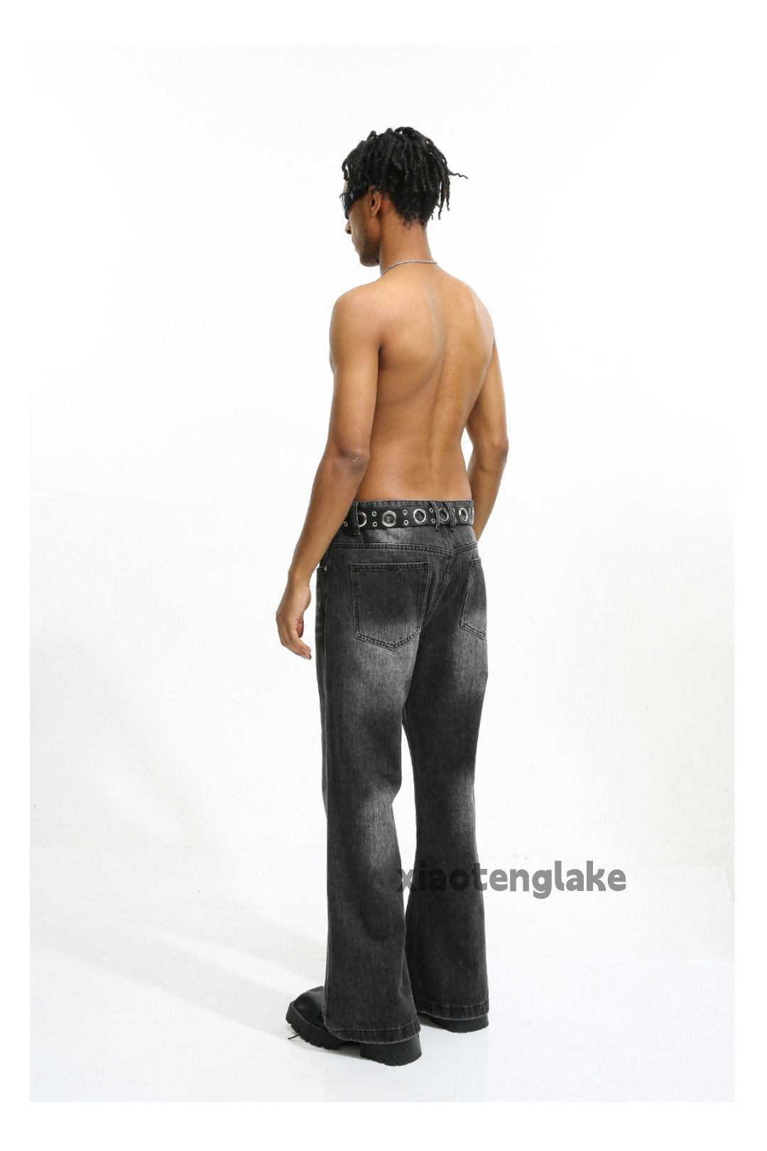 Jean xz vintage washed faded cleanfit punk grunge jeans Size US 31 - 4 Thumbnail