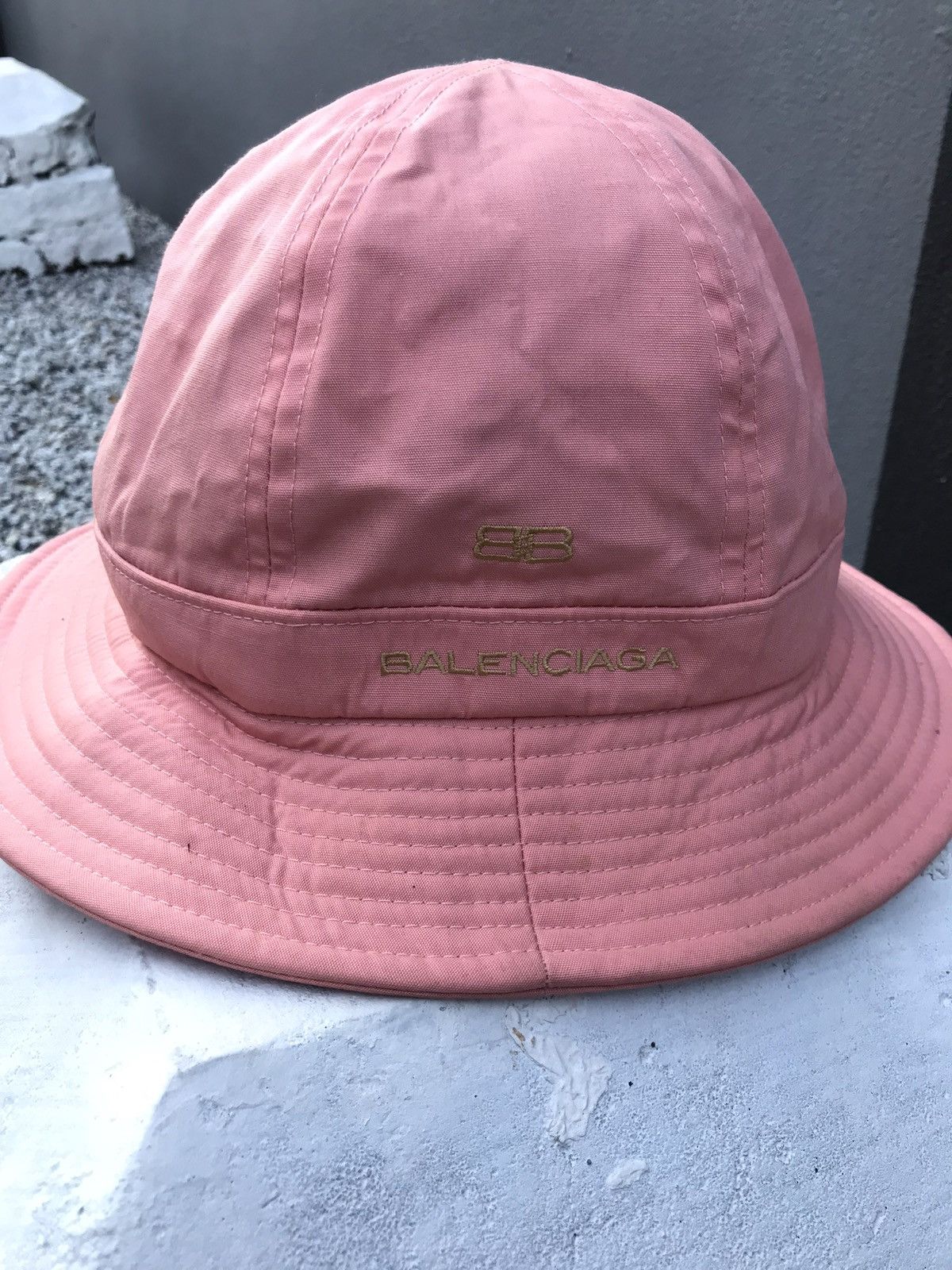 Balenciaga Vintage BALENCIAGA pink hat size L Size 26 - 5 Thumbnail