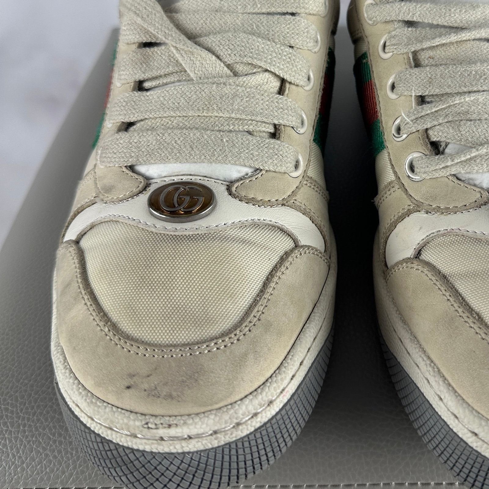 Gucci GG Screener Low Cream Size US 6 / IT 36 - 11 Thumbnail