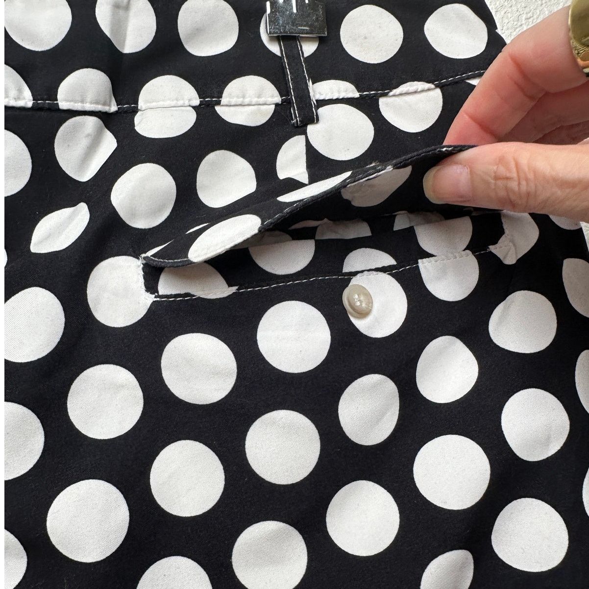 Other Argyle Grant Polka Dot Swim Shorts Black White Men US 34 Size US 34 / EU 50 - 4 Thumbnail