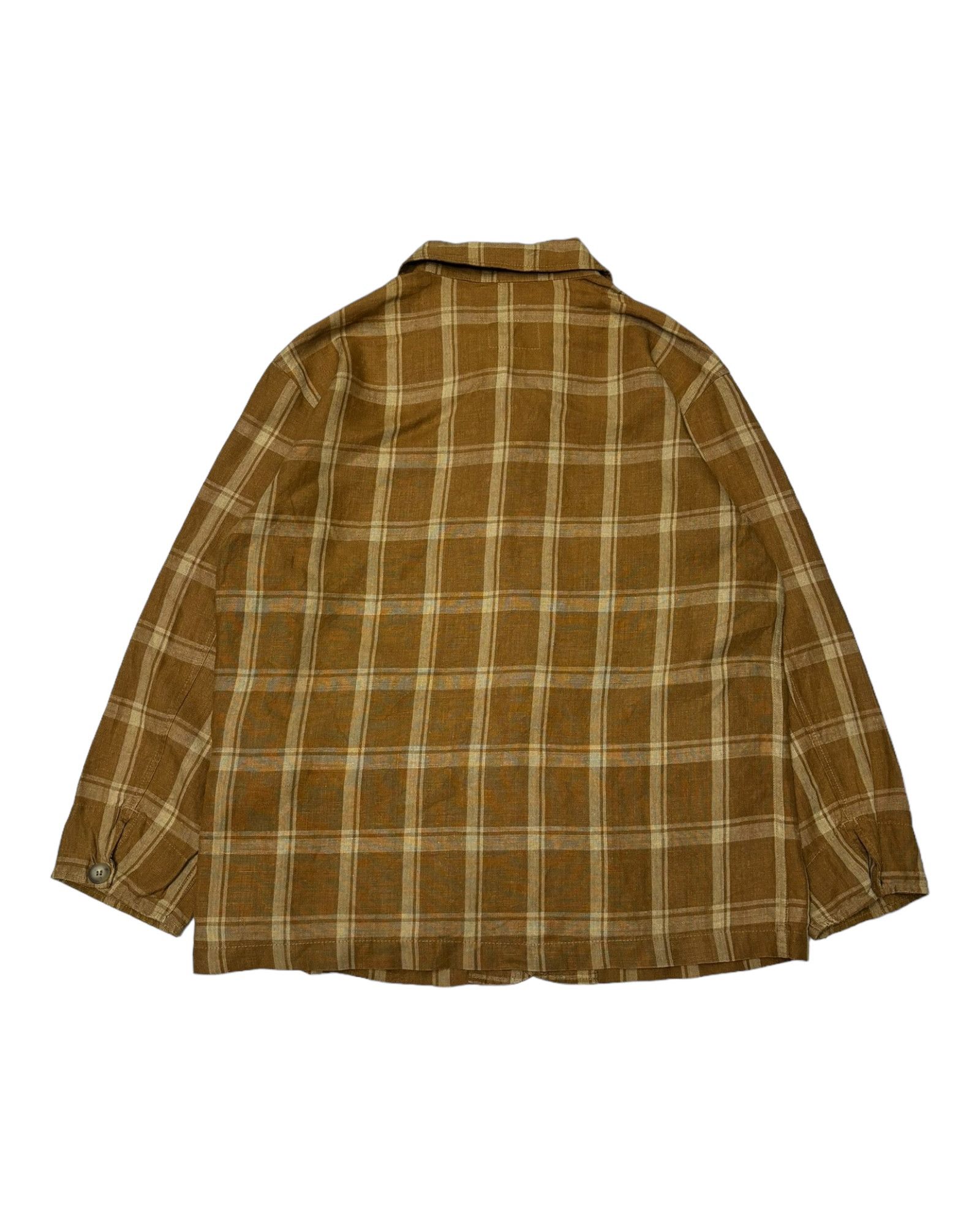 Benetton UNITED COLORS OF BENETTON TARTAN CHECKERED CHORE JACKET Size US XL / EU 56 / 4 - 2 Thumbnail