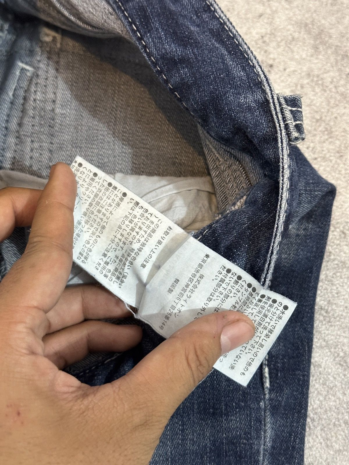 If Six Was Nine × Japanese Brand × Le Grande Bleu (L.G.B.) 90s Vintage Low Rise Back Number Washed Flared Jeans Lgb Size US 29 - 8 Thumbnail