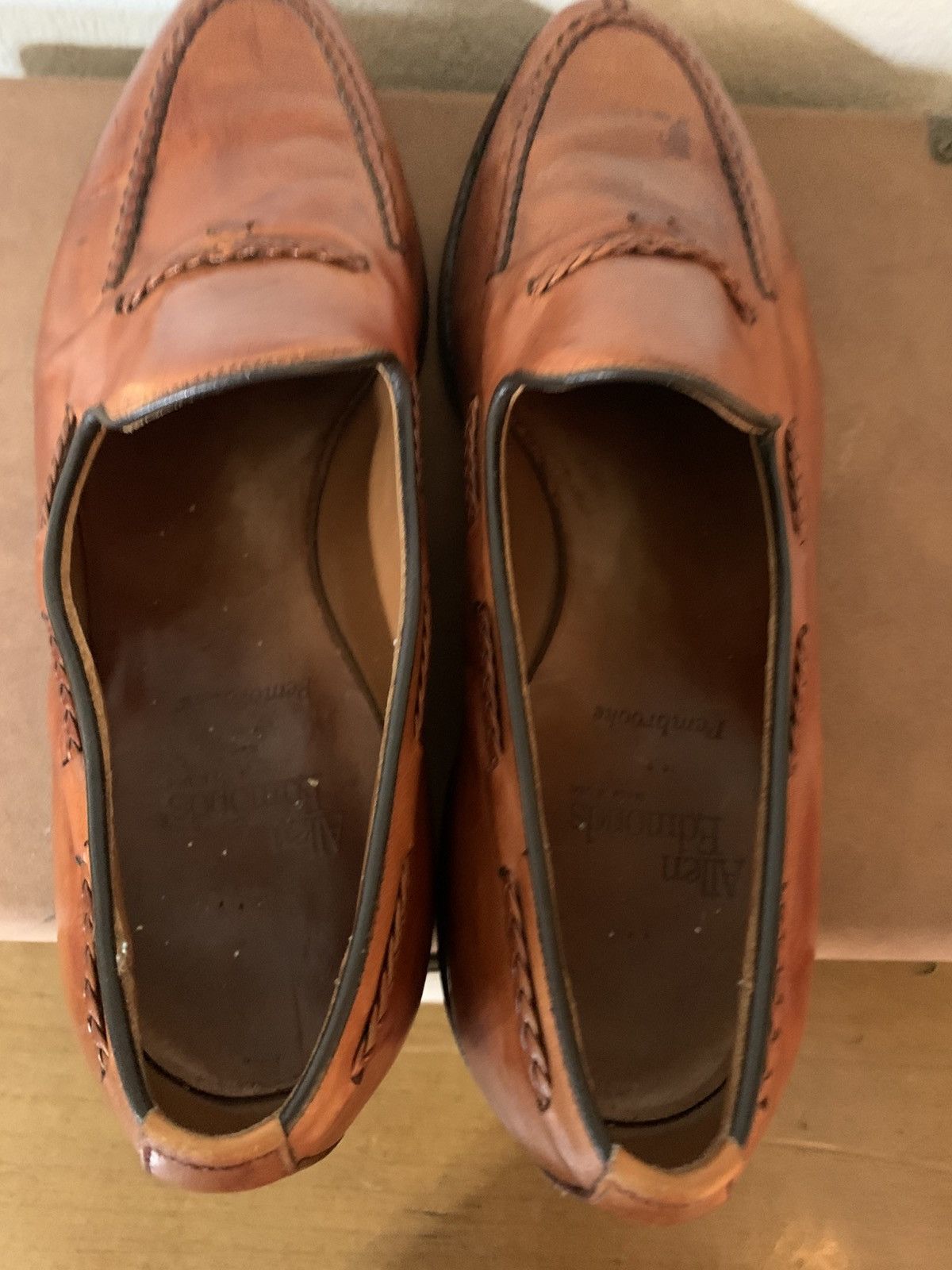 Allen Edmonds Pembroke dress slip ons Size US 9.5 / EU 42-43 - 6 Thumbnail