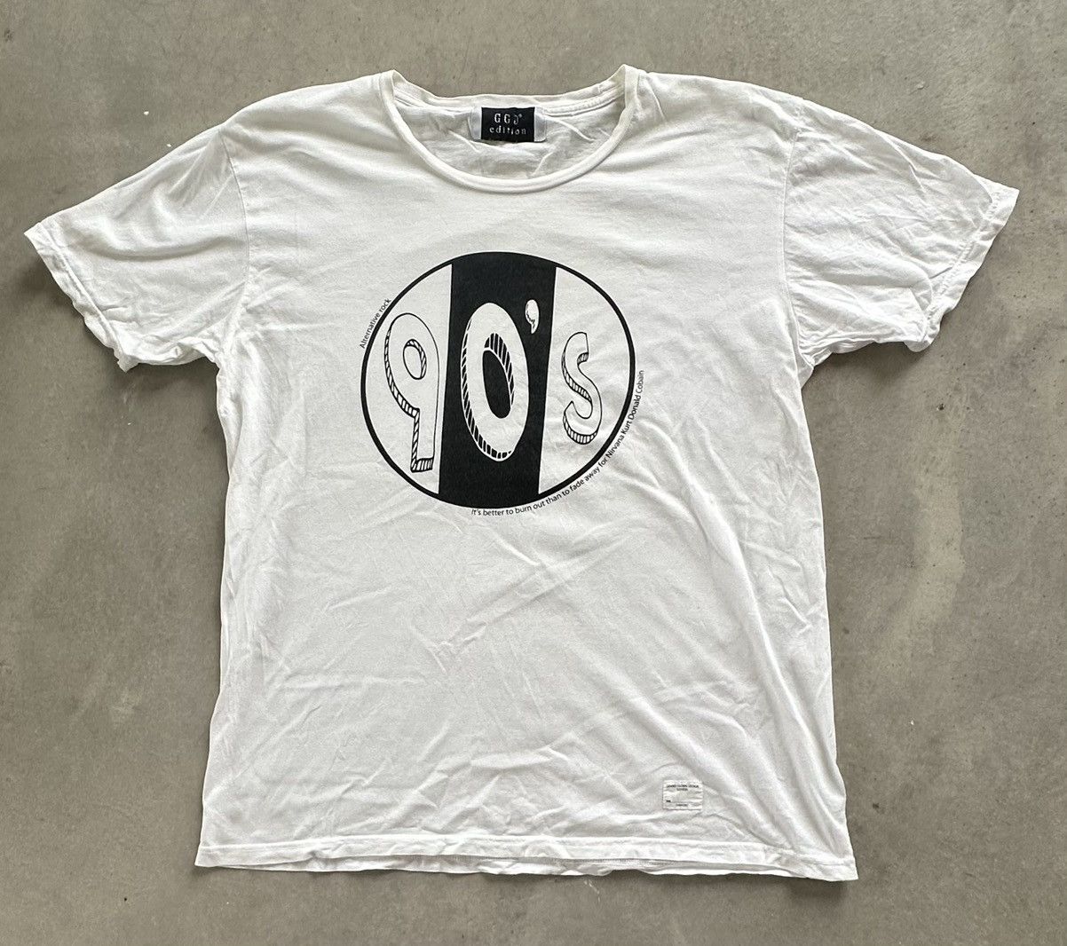 Japanese Brand GGD EDITION NIRVANA KURT COBAIN BAND TEE Size US L / EU 52-54 / 3 - 1 Thumbnail
