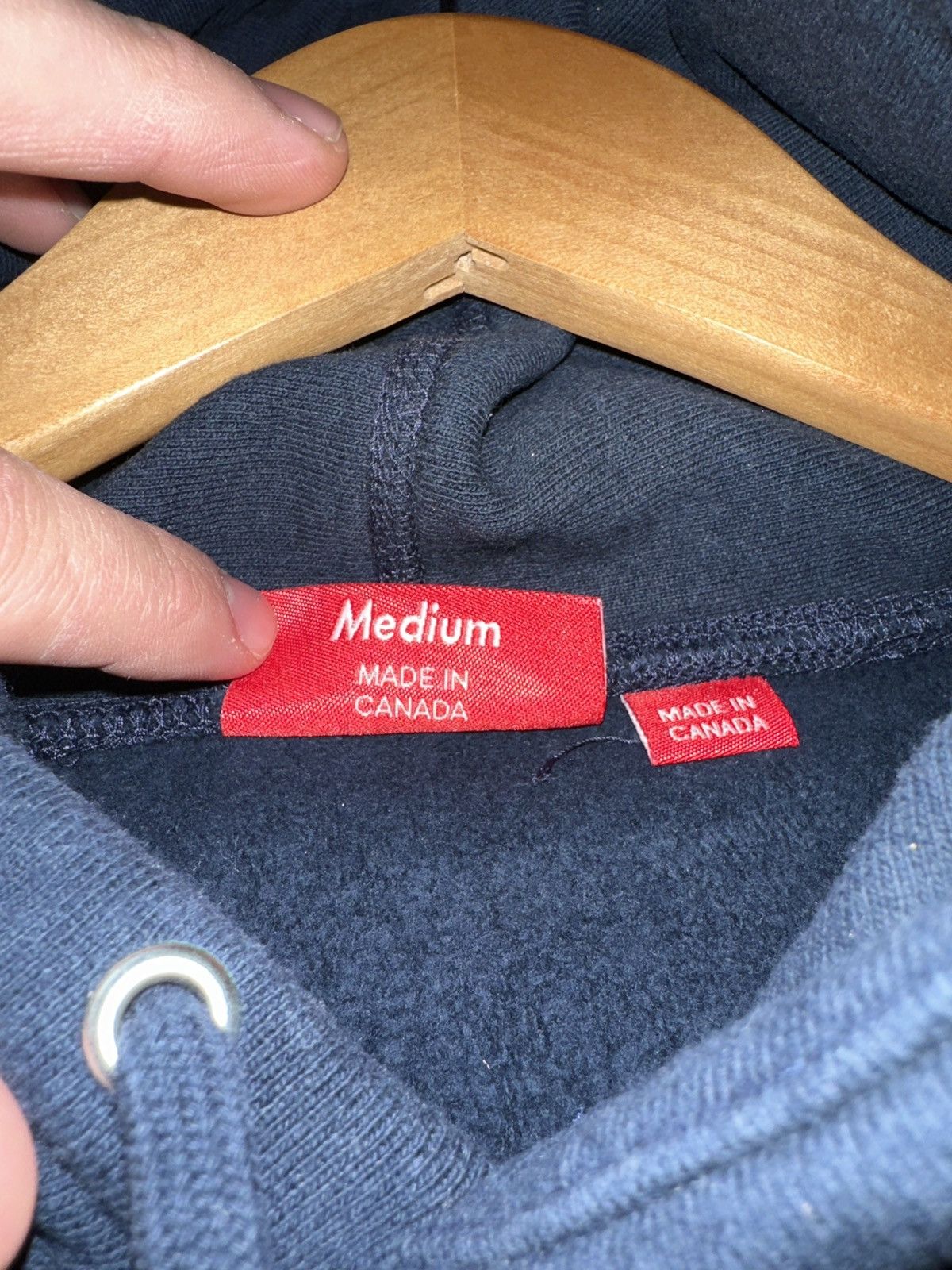 Supreme Supreme Bandana Box Logo Sweatshirt Navy Men’s size Medium Size US M / EU 48-50 / 2 - 3 Thumbnail