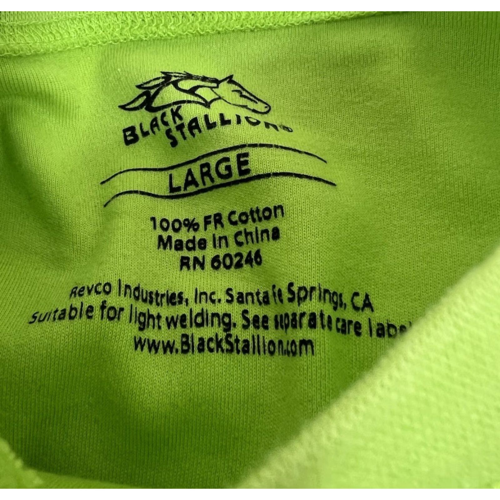 Vintage Black Stallion Shirt L Mens Black Hi Visibility Reflective Welding Work Shirt Size Large Size US L / EU 52-54 / 3 - 3 Thumbnail