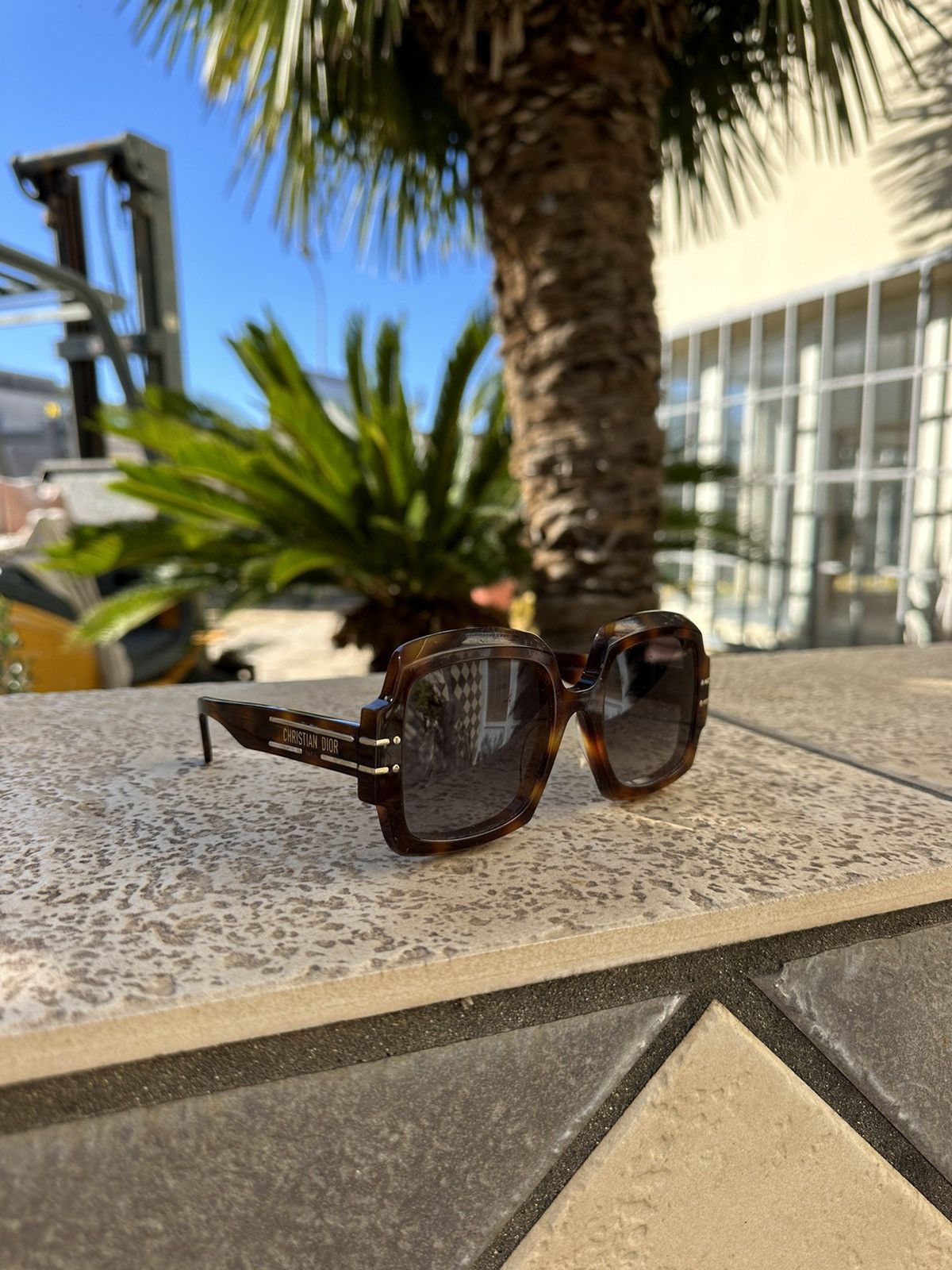 Christian Dior Monsieur × Dior Christian Dior Signature S1U Sunglasses Brown Size ONE SIZE - 1 Thumbnail