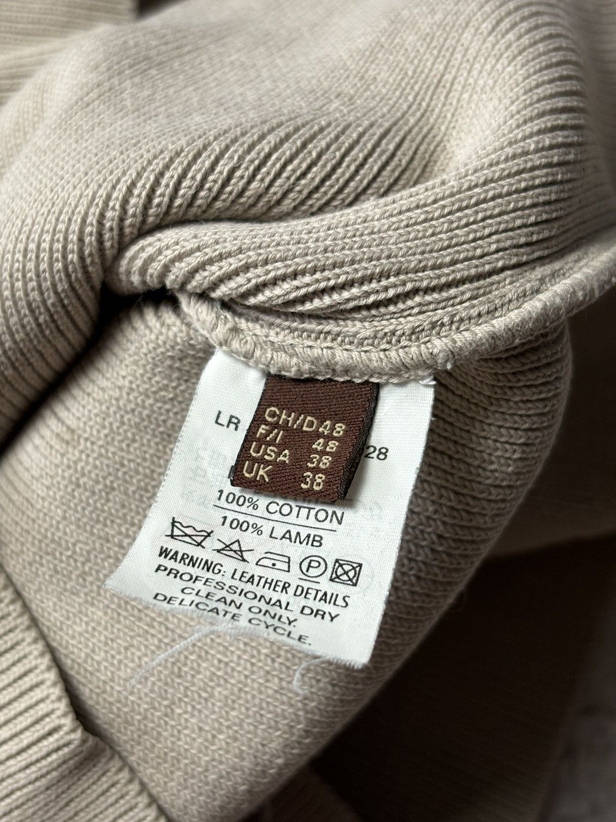 Bally Rare Bally Knit Zip Up Cardigan With Leather Details Size US M / EU 48-50 / 2 - 5 Thumbnail