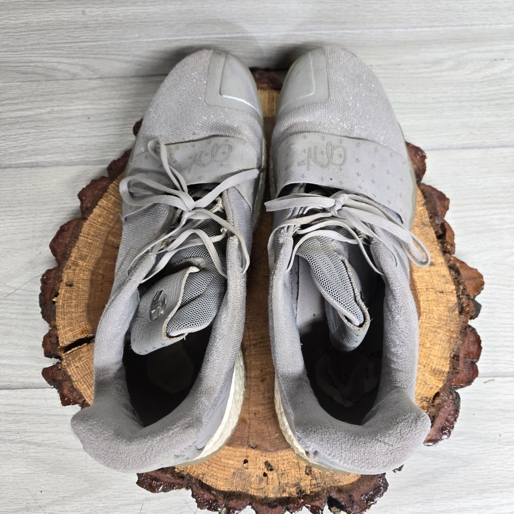 Adidas adidas James Harden Vol 3 Voyager Grey Two Silver Metallic F36443 Adult Men 16 Sneakers Basketball Straps 2018 Vintage No Size US 15 / EU 48 - 5 Thumbnail
