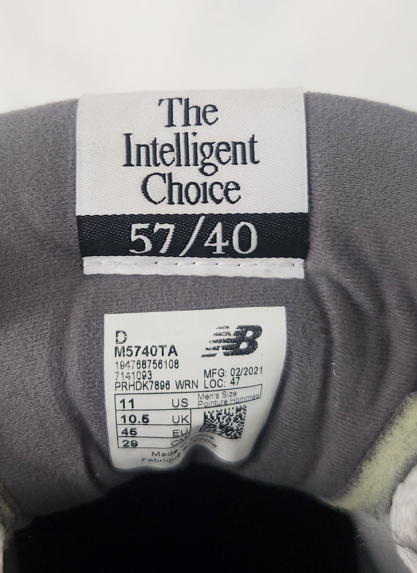 New Balance New Balance 57/40 Grey Day (M5740TA) Size 11 Men's sneakers Size US 11 / EU 44 - 11 Thumbnail