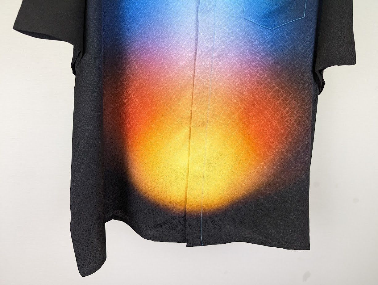 Casablanca o1rshd1 DUP / Short Sleeve Cuban Collar Shirt in Gradient Size US XXL / EU 58 / 5 - 6 Thumbnail
