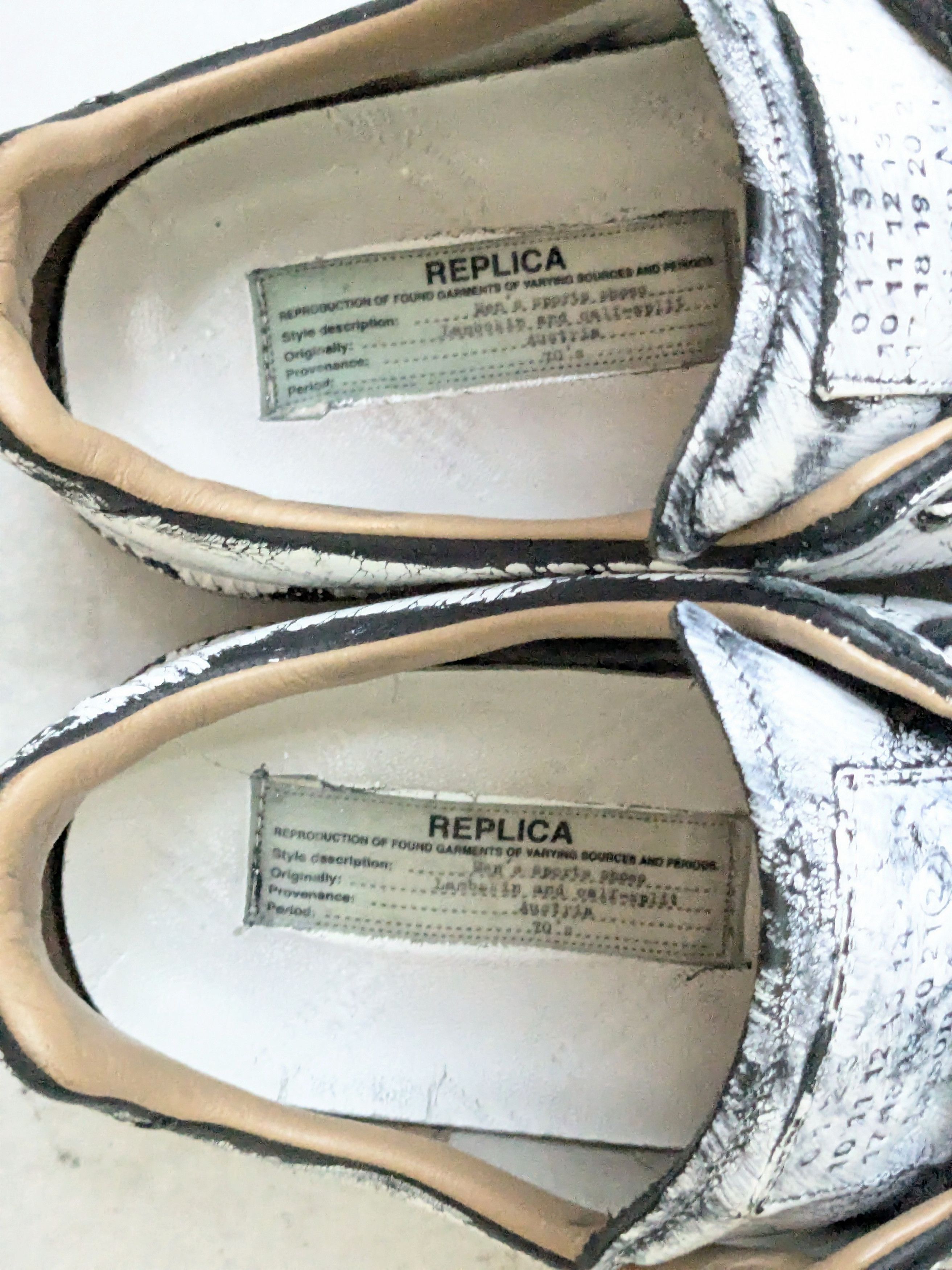 Maison Margiela Maison Margiela Replica Bianchetto Painted GAT 12 45 Size US 12 / EU 45 - 6 Thumbnail