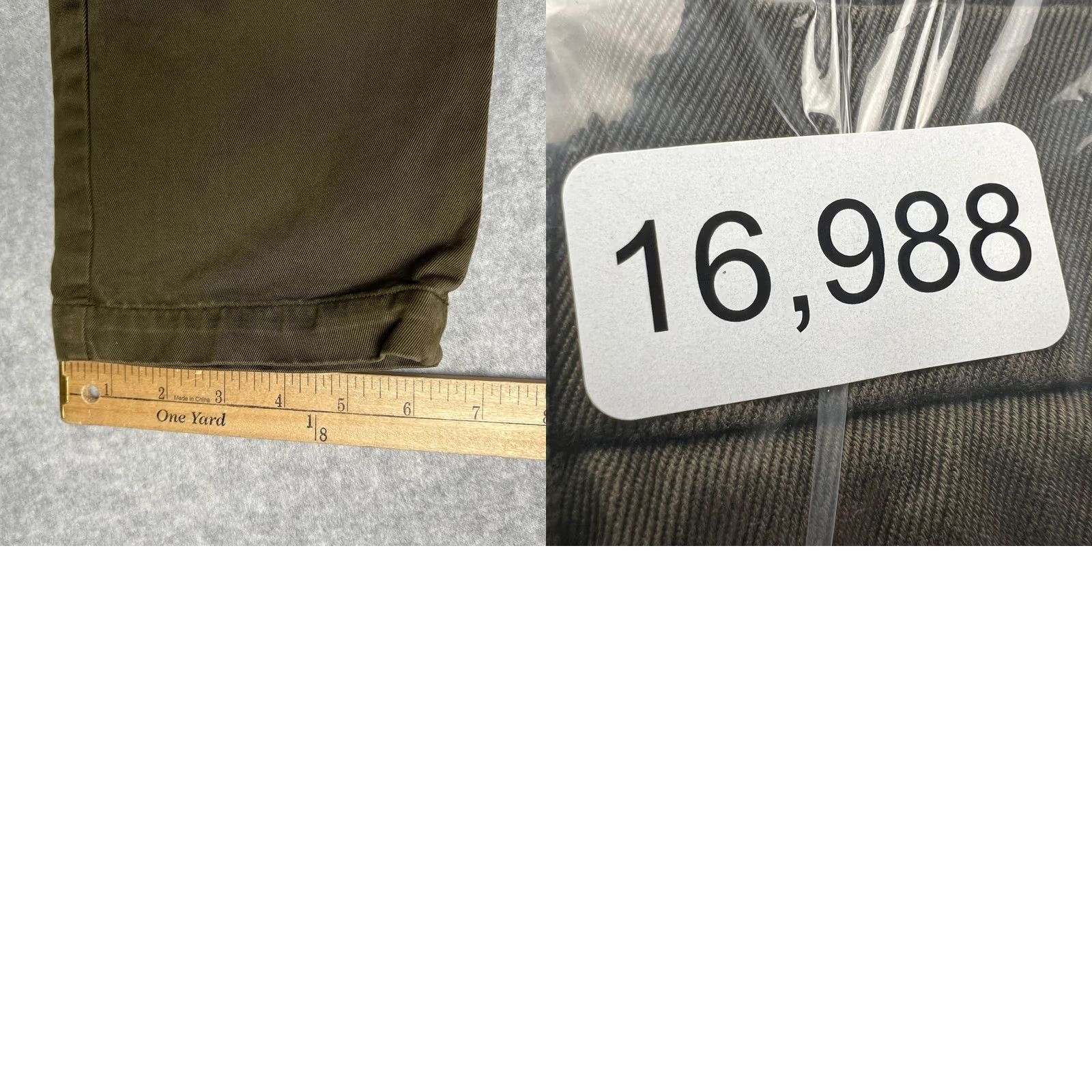 Vintage Spier & Mackay Pants Chino Mens 32x34 Beige Khaki Cotton Extra Slim Size US 32 / EU 48 - 8 Thumbnail