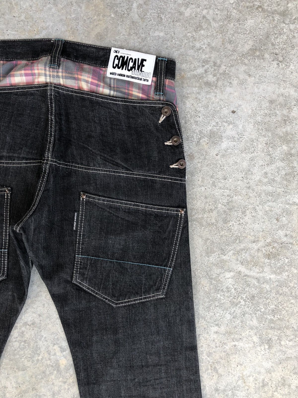 Japanese Brand Japanese Concave attempt Distressed Jeans Size US 32 / EU 48 - 12 Thumbnail