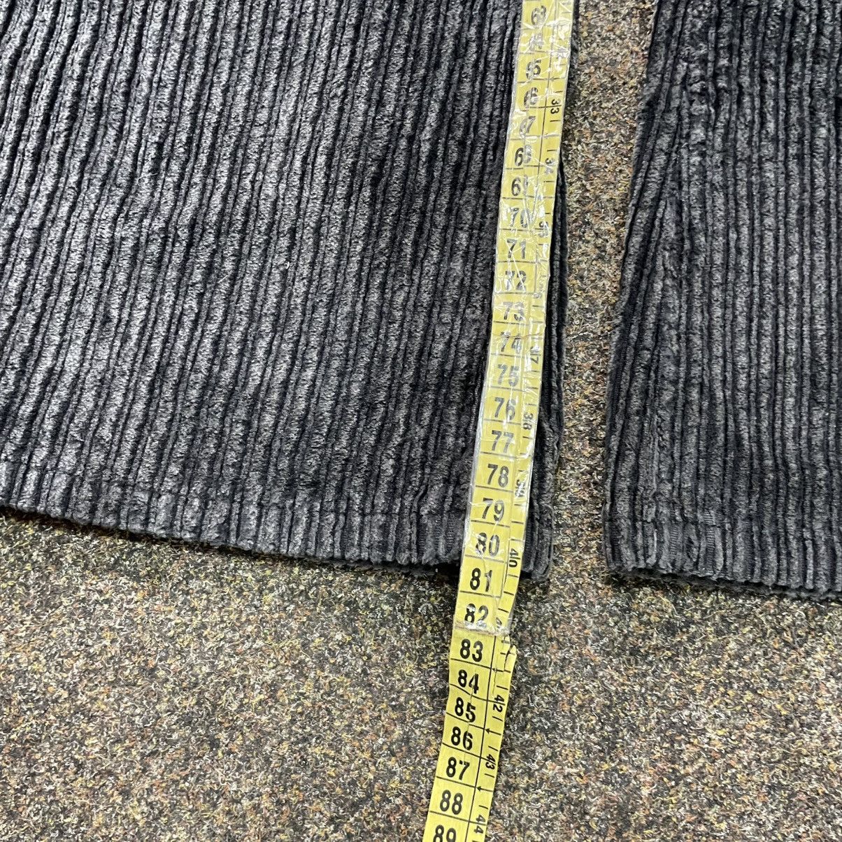 Vintage Vintage Y2K Pinstripe Wide Leg Flared Pants Grunge Streetwea Size 30" / US 8 / IT 44 - 7 Thumbnail