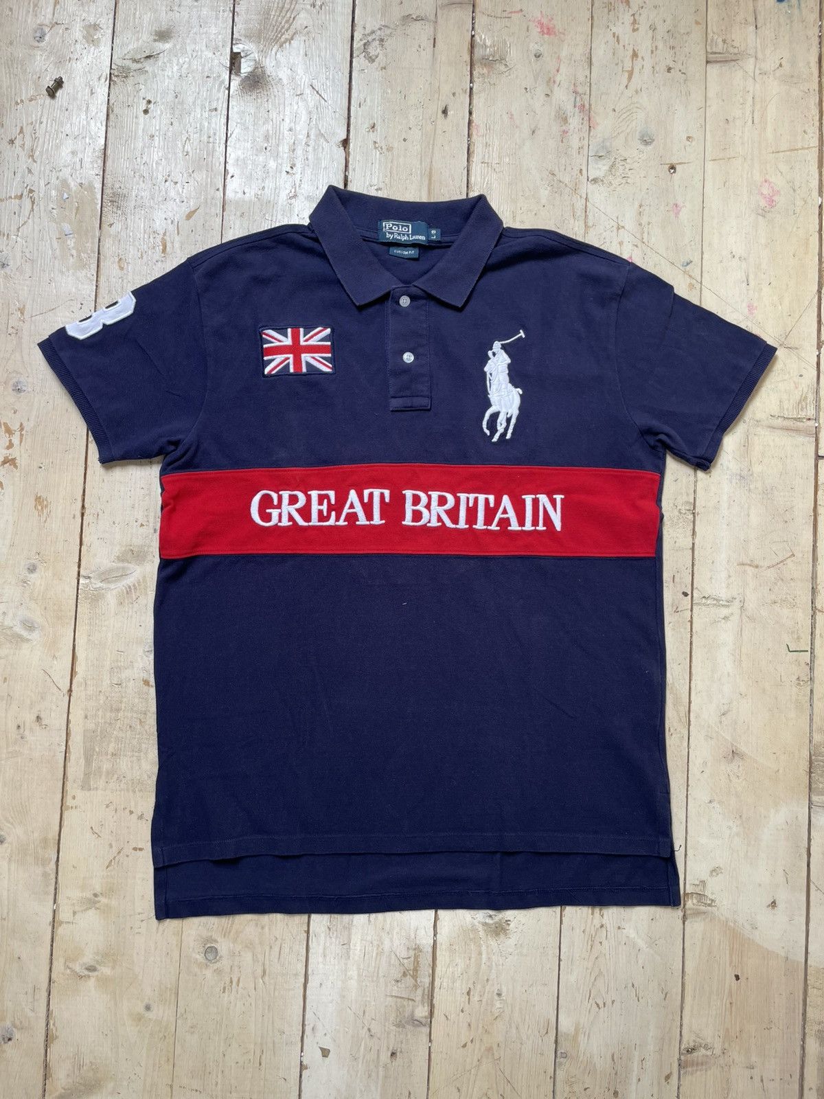 Polo Ralph Lauren Polo Ralph Lauren Great Britain Tshirt Size US L / EU 52-54 / 3 - 1 Thumbnail
