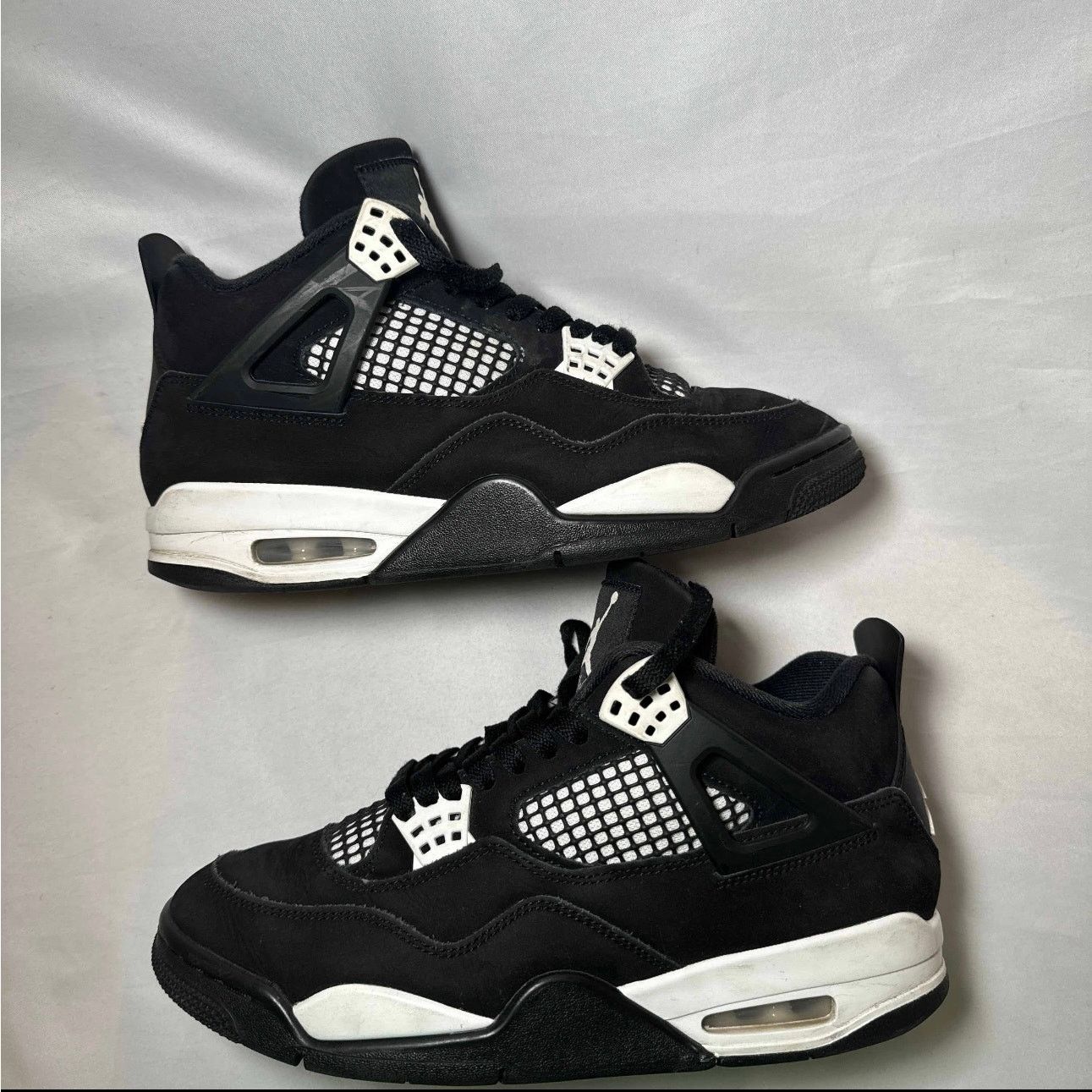 Jordan Brand × Nike Size 8.5 - Nike Air Jordan 4 Retro White Thunder Men's Shoes Size US 8.5 / EU 41-42 - 2 Thumbnail