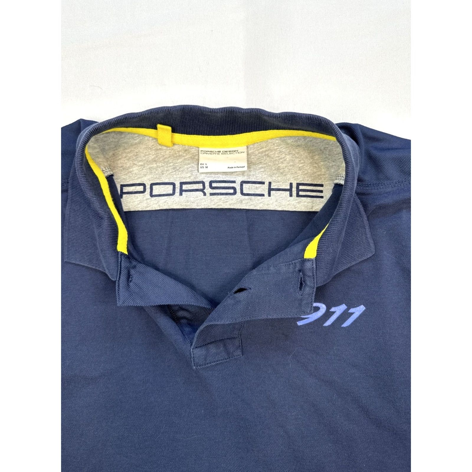 Porsche Design VINTAGE? (no) Porsche Design polo shirt Driver's Selection 911 Logo Short Sleeve M Blue 100% Cotton Men Polo Shirt Accessories Logo Regular Mens Size US M / EU 48-50 / 2 - 4 Thumbnail