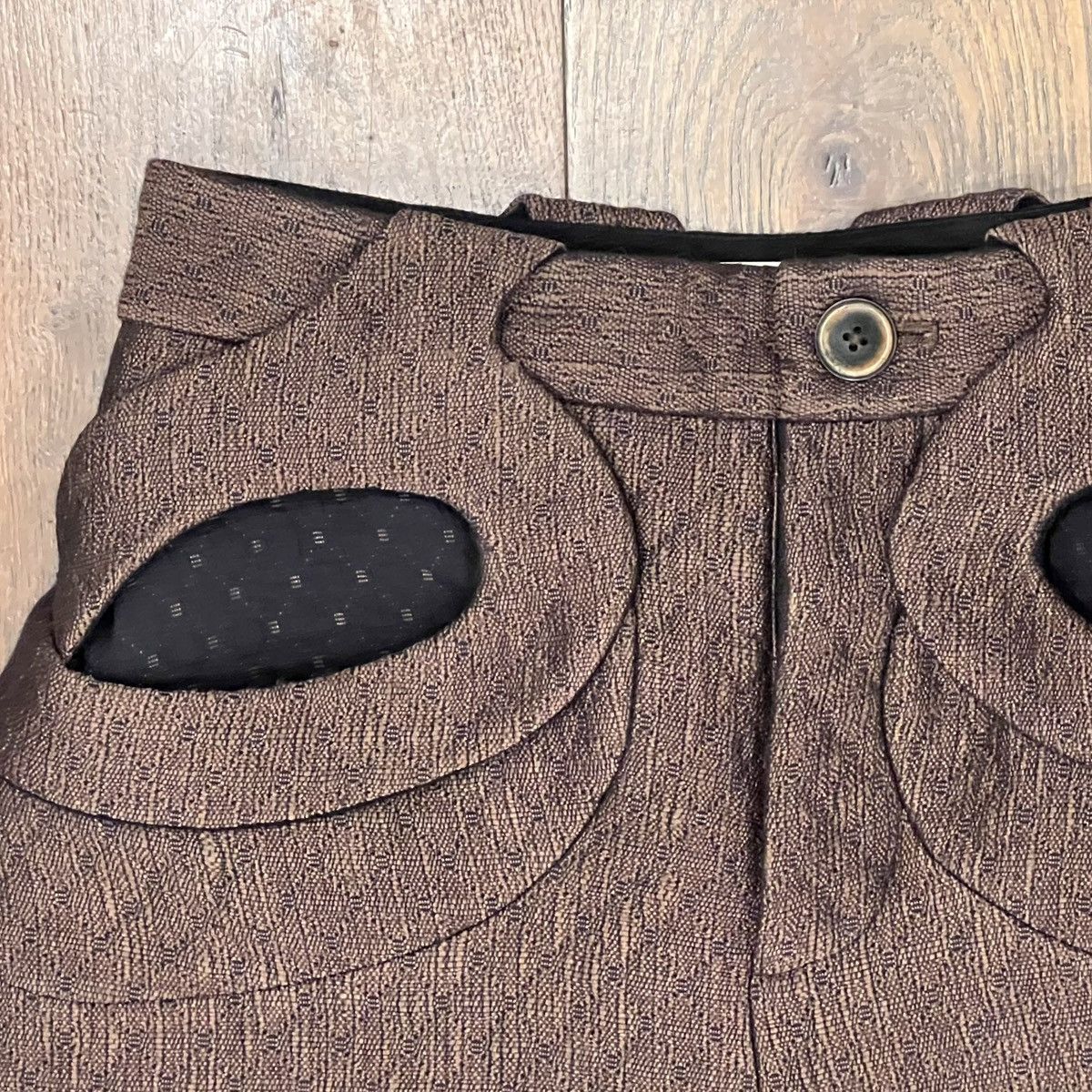 pet-tree-kor Pet-Tree-Kor Brown Sarracenia Trousers Size US 29 - 3 Thumbnail