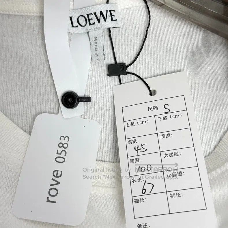 Loewe Loewe Embroidered Logo Short Sleeve Size S / US 4 / IT 40 - 2 Thumbnail