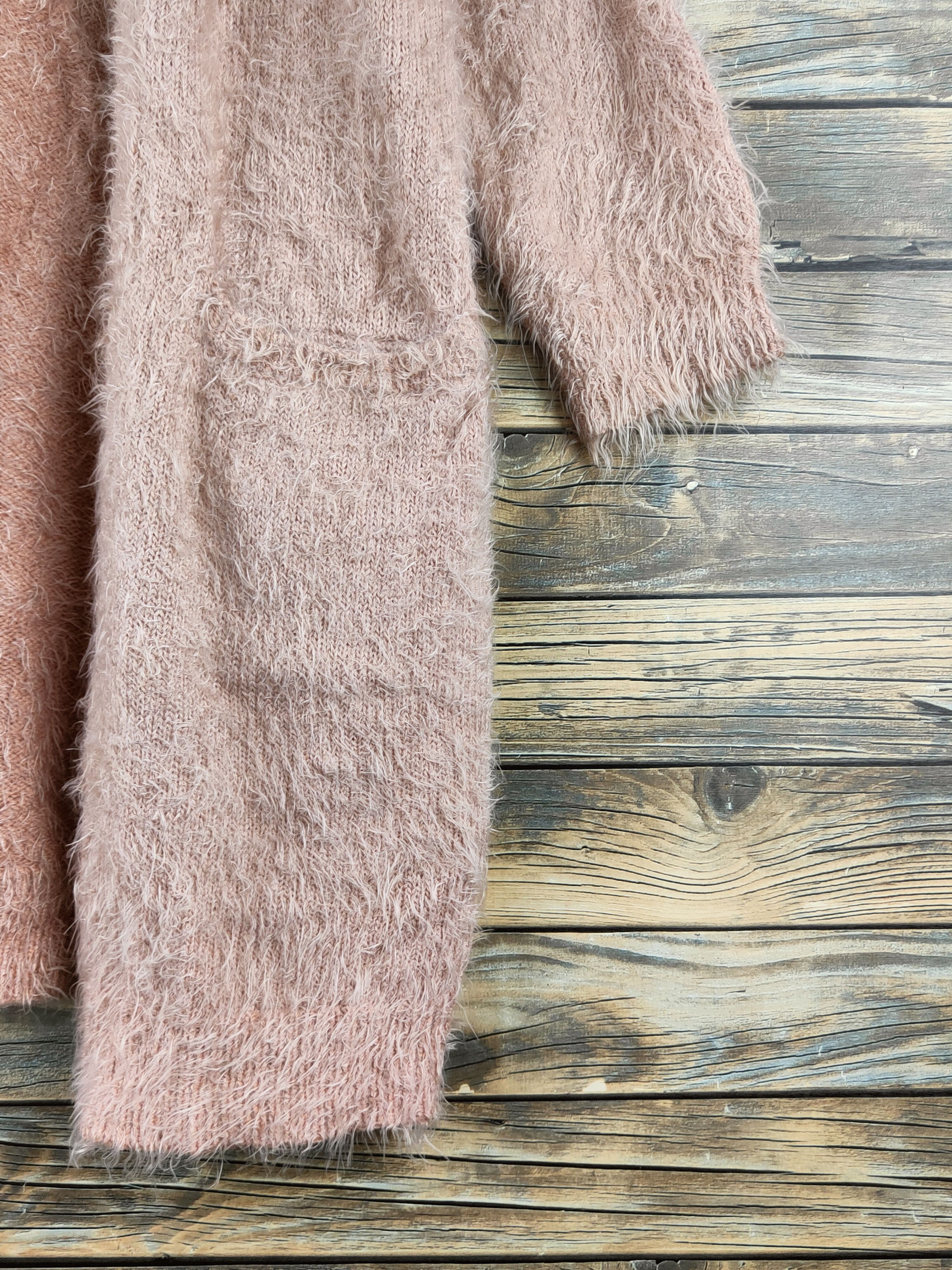 Japanese Brand DL Japanese Brand Orange Fur Mohair Shaggy Knitwear #46-445 Size L / US 10 / IT 46 - 6 Thumbnail