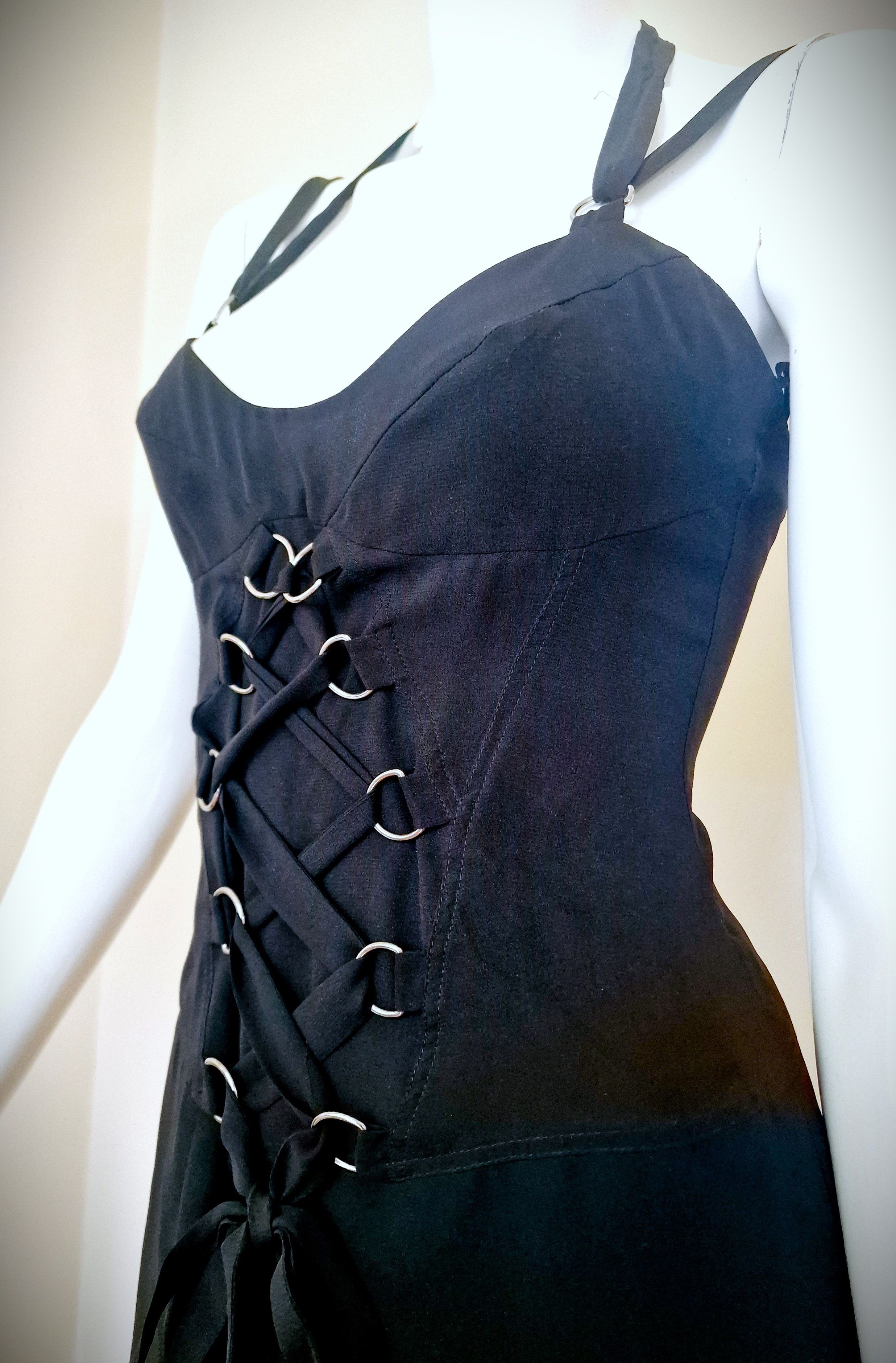 Versace Versace Bondage Bustier Corset Lace Up S&M Dress Size M / US 6-8 / IT 42-44 - 6 Thumbnail