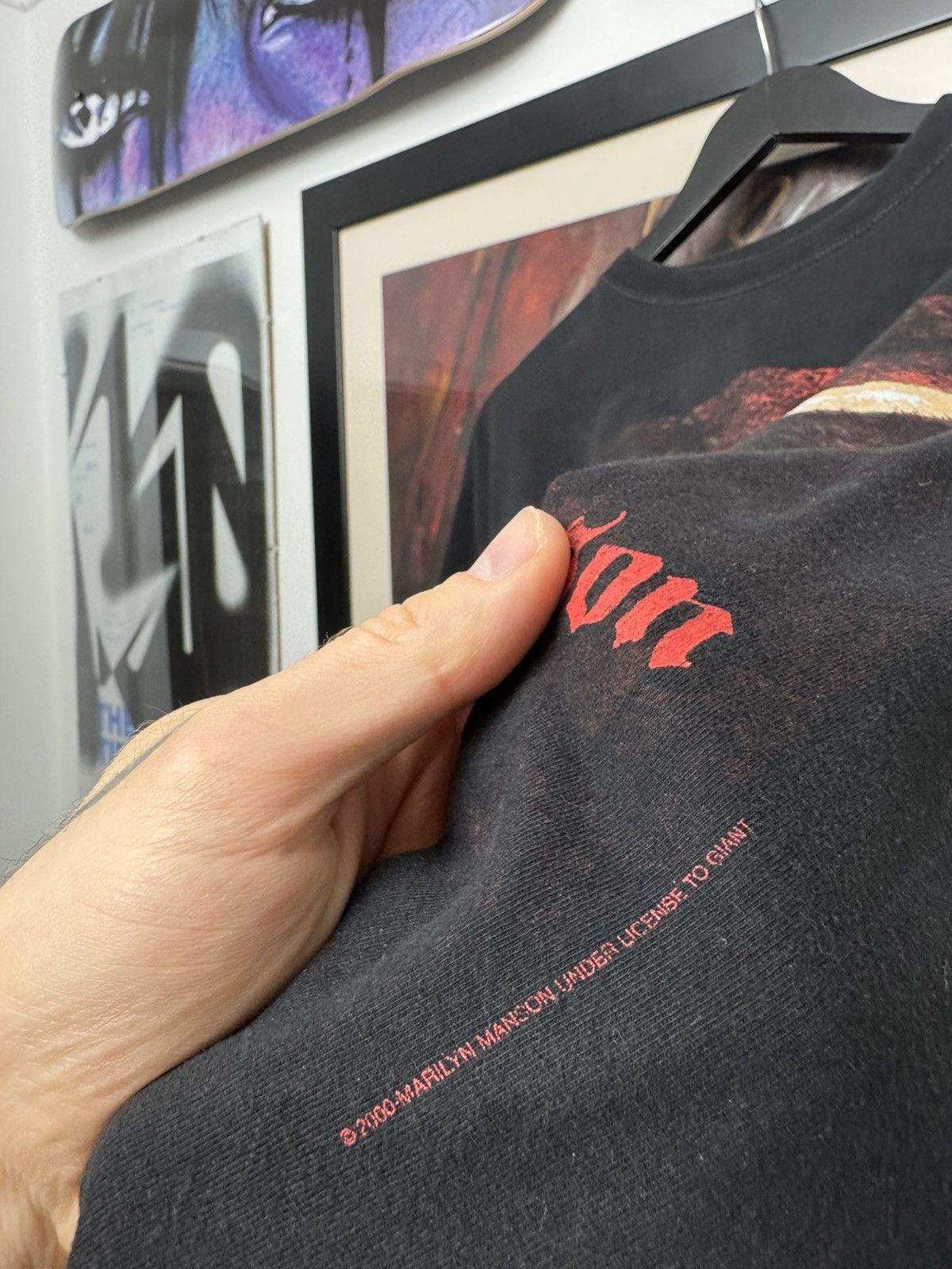 Band Tees Vintage Marilyn Manson Holywood Og Band Tour Tee Rock Rare L Size US XL / EU 56 / 4 - 4 Thumbnail