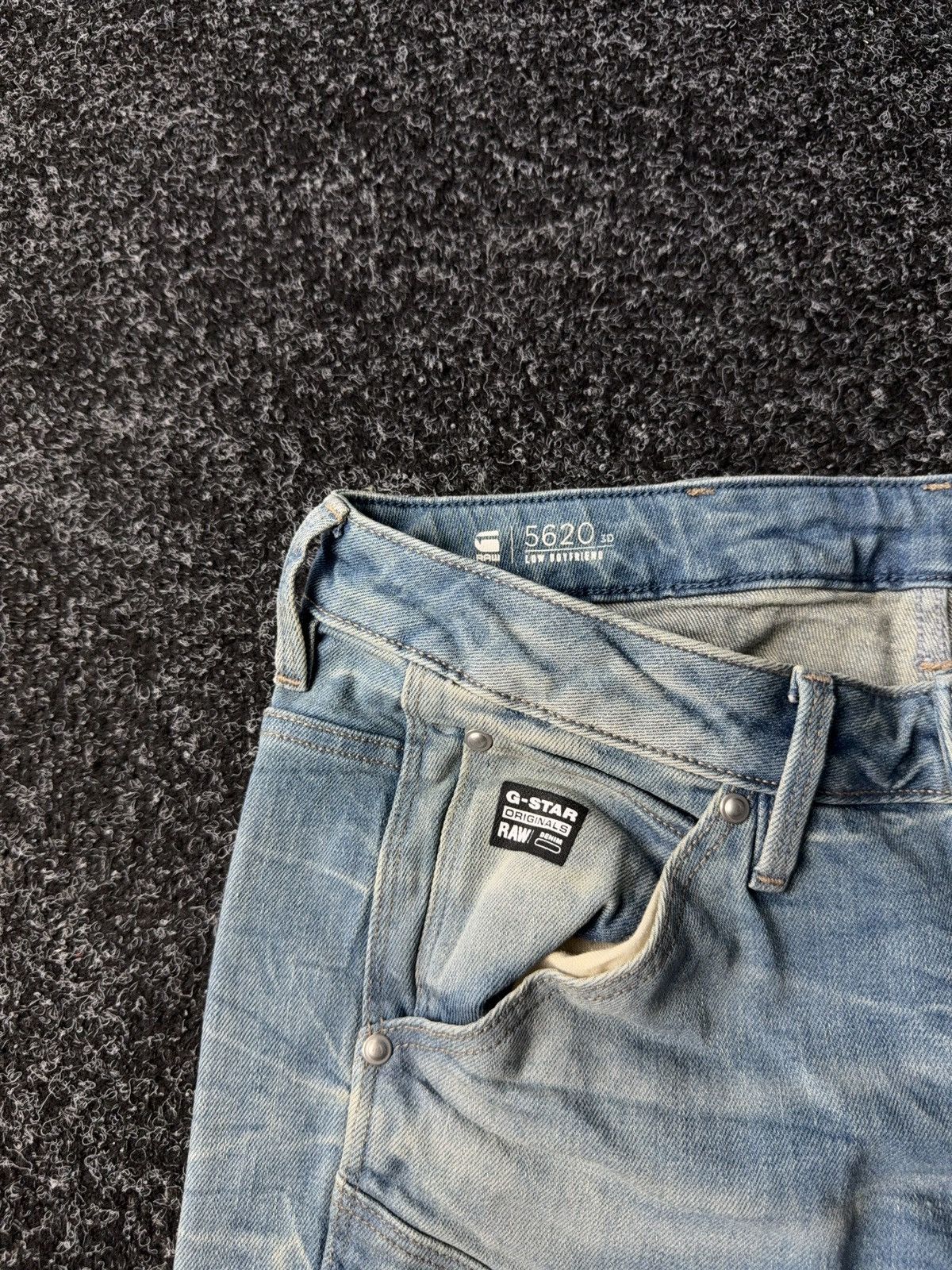 G-Star Vintage Retro Y2K 00s G-Star RAW Denim pants Jeans Size 26" / US 2 / IT 38 - 10 Thumbnail