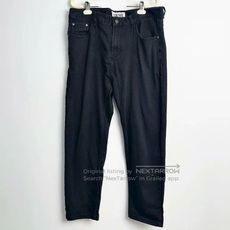 Loewe Loewe Black Stretchable Casual Denim Pants Size 37" - 1 Thumbnail