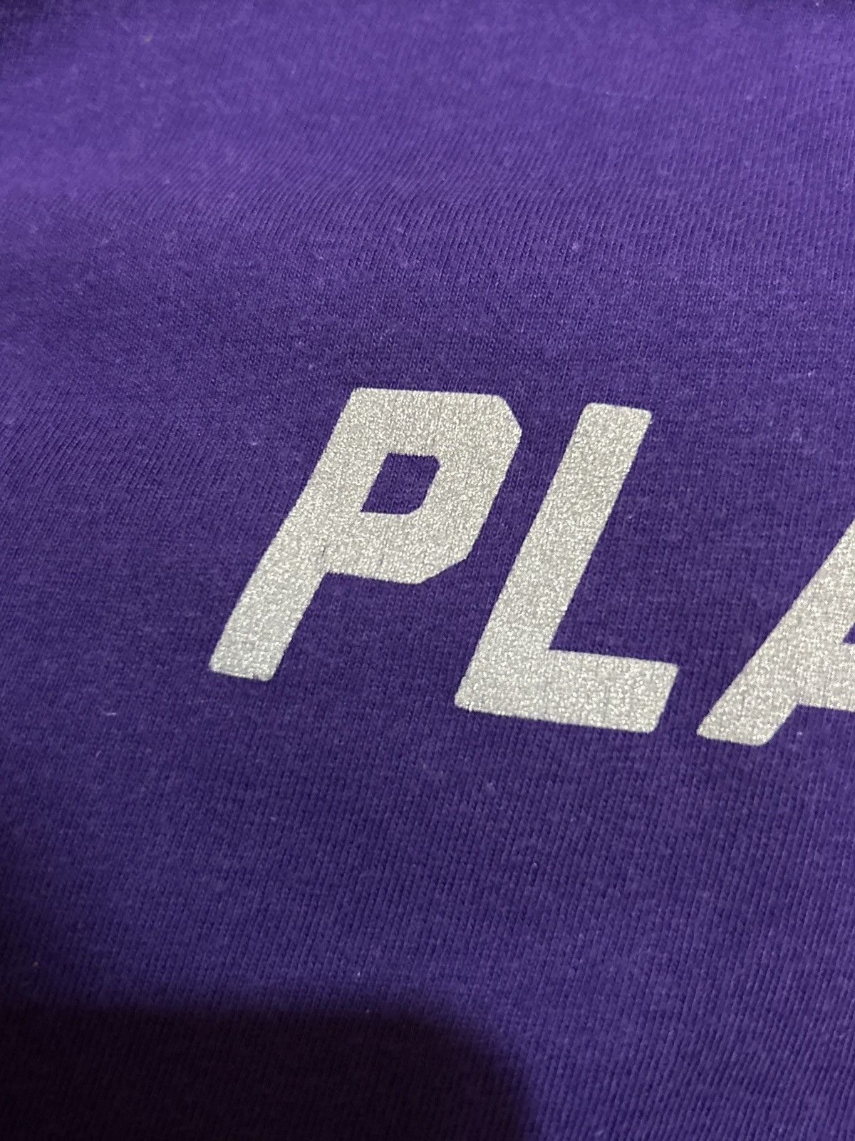 Places + Faces Places + Faces Reflective Double Side logo purple t-shirt Size US L / EU 52-54 / 3 - 6 Thumbnail