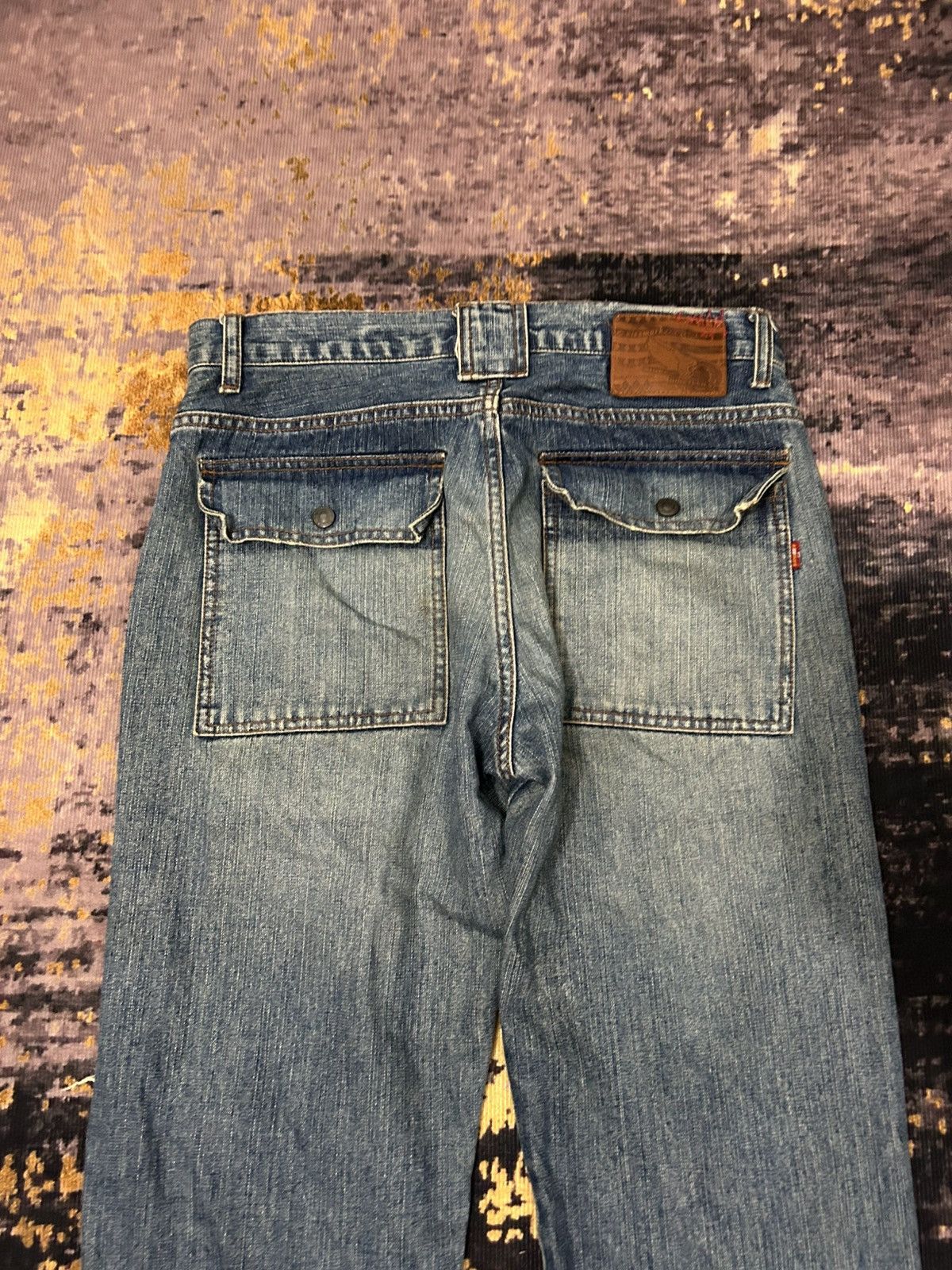 Japanese Brand Kissmark Japan 6 Pocket Rippert Jeans Size US 33 - 7 Thumbnail