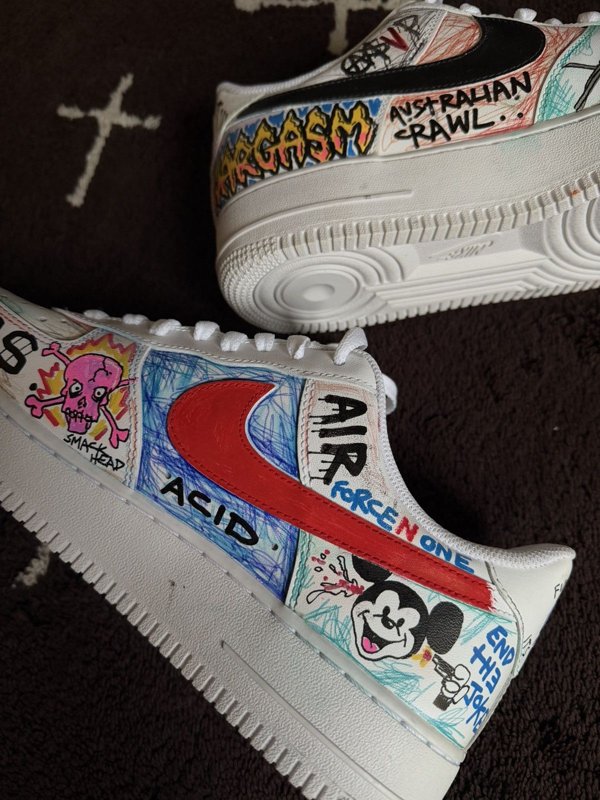 Vlone Vlone Himumimdead AF1 Size US 11.5 / EU 44-45 - 4 Thumbnail