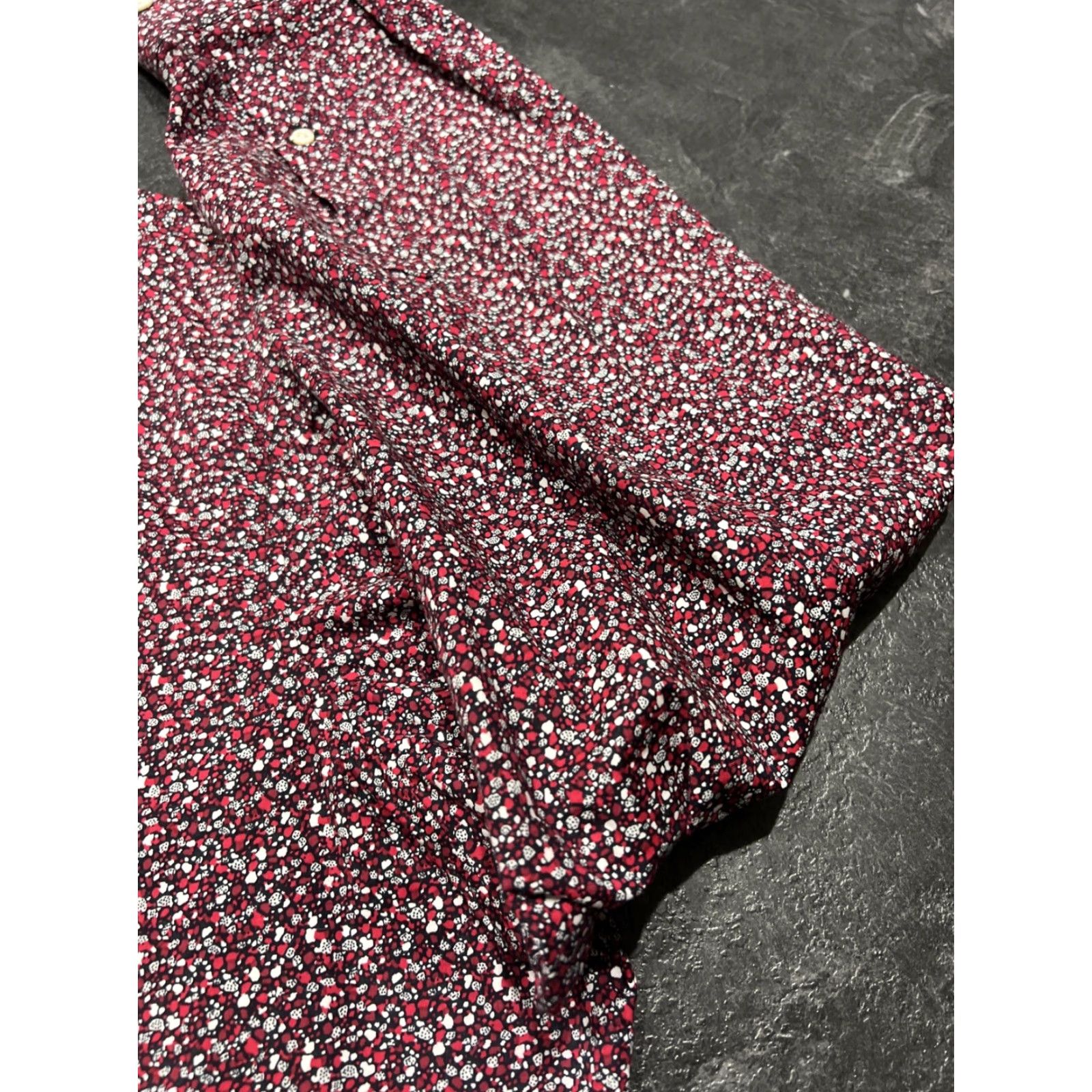 Bonobos Bonobos Men's Dress Shirt Long Sleeve Floral Pattern Stretch Red Size 18/37 Size US XXL / EU 58 / 5 - 3 Thumbnail