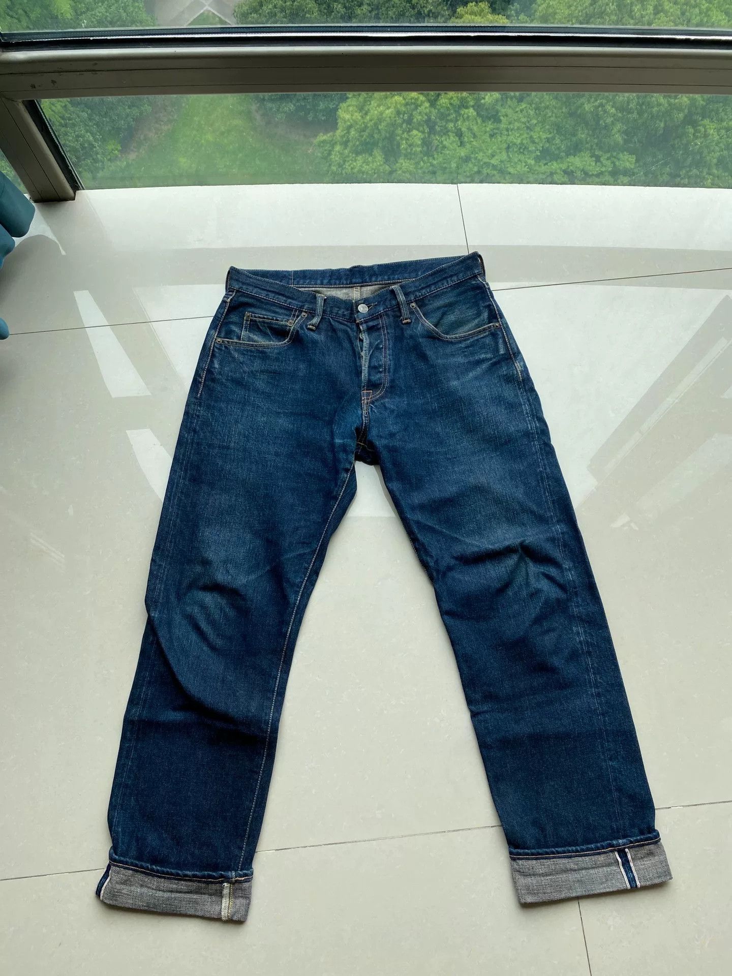 UES Japan beautiful japanese red ear denim pants Size US 27 - 1 Thumbnail