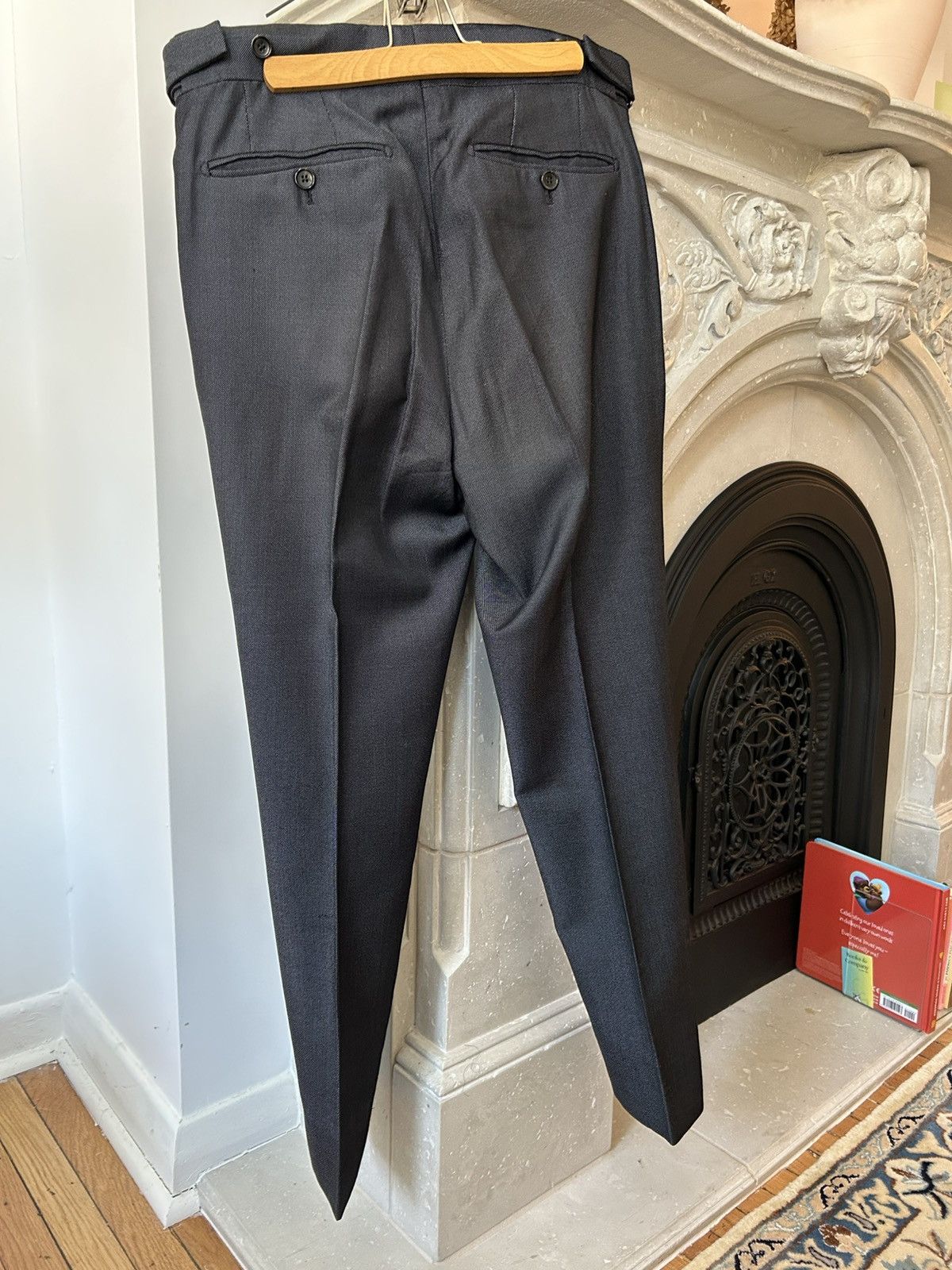 Tom Ford Tom Ford Men’s Blue Silk Sharkskin Suit Size 36R Size 36R - 11 Thumbnail