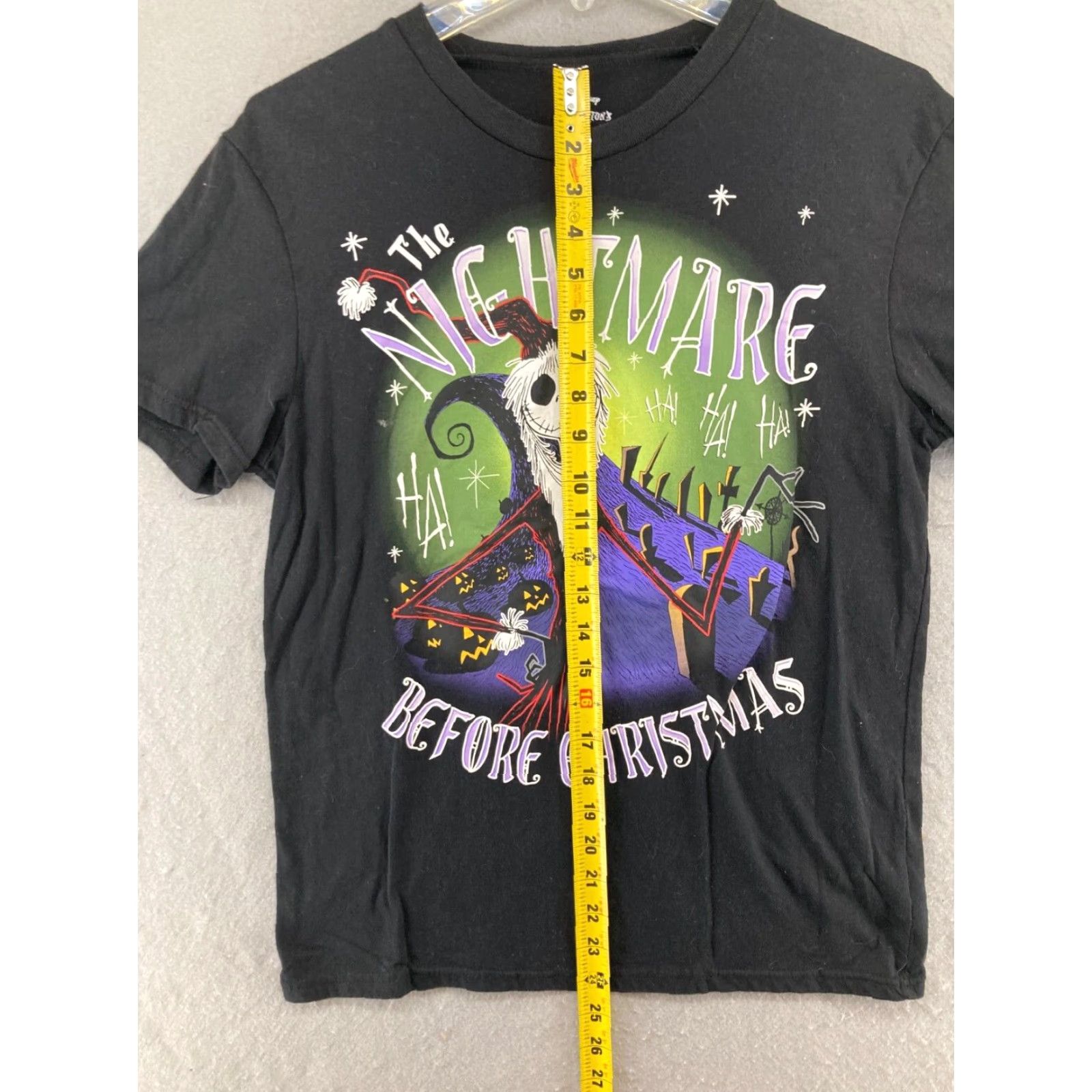 Vintage The Nightmare Before Christmas Mens TShirt M Black Santa Jack Skellington Size US M / EU 48-50 / 2 - 4 Thumbnail