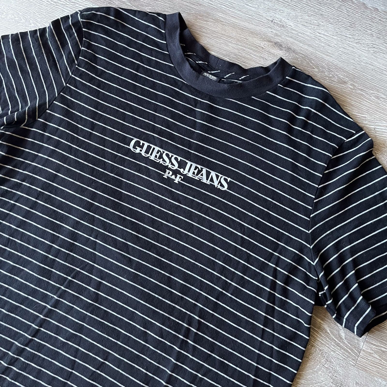 Guess Guess × Places + Faces 2018 Collab 3M Reflective T Shirt XL Size US XL / EU 56 / 4 - 2 Thumbnail