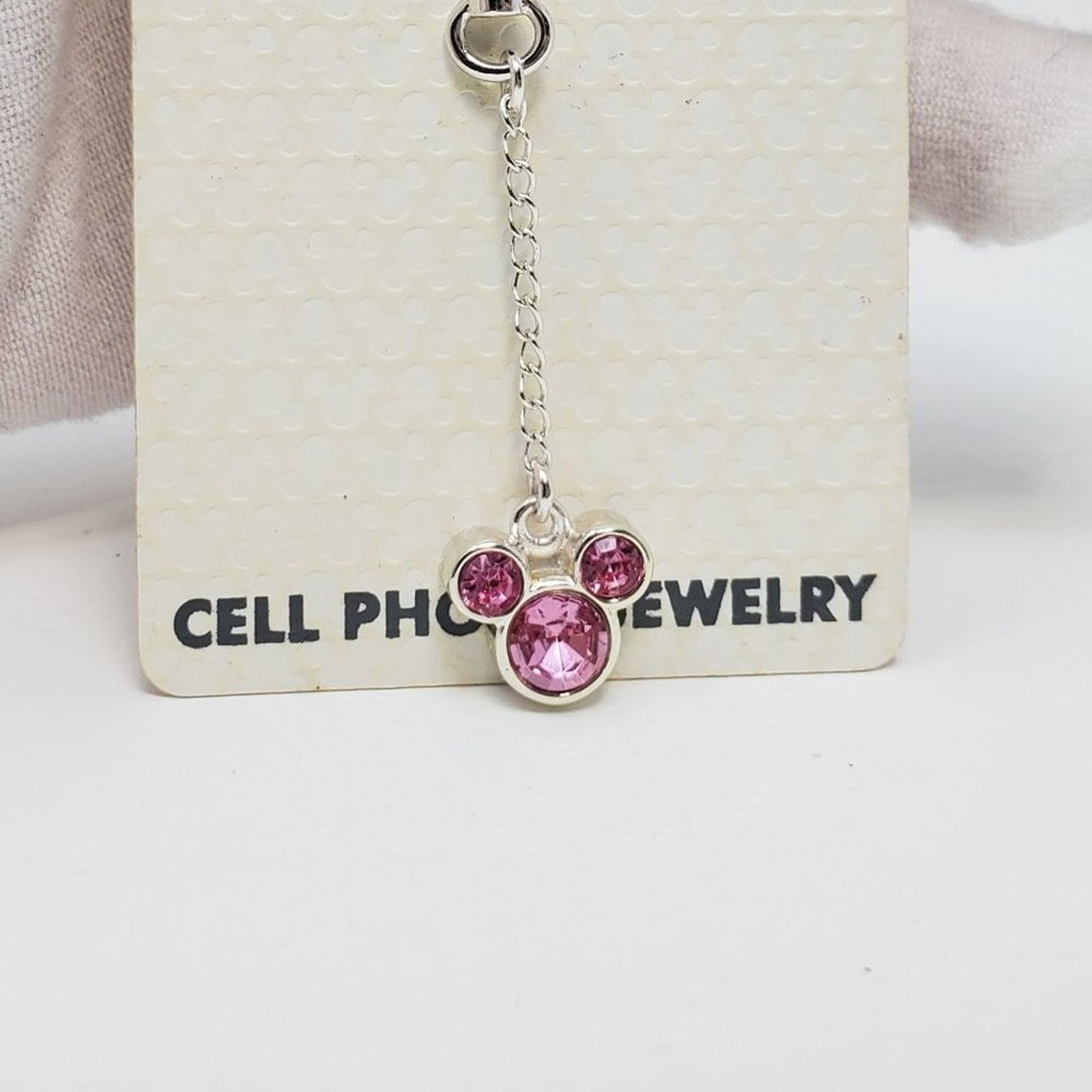 Disney Disney Parks Mickey Mouse Pink Rhinestone Charm Size ONE SIZE - 2 Thumbnail