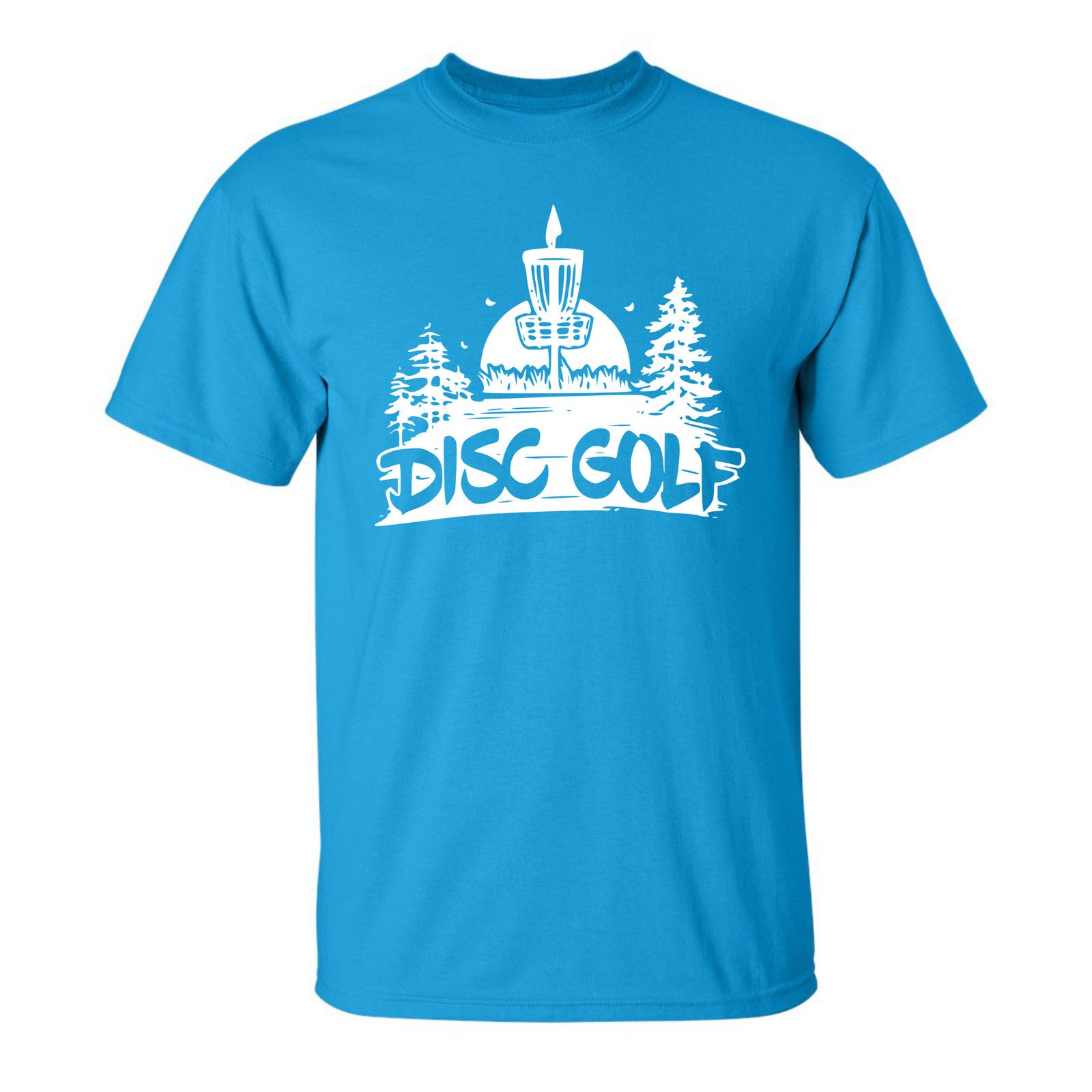 Gildan Disc Golf T Shirt DISCGOLF SUNSET Discgolfer Shirt Size US XL / EU 56 / 4 - 1 Thumbnail
