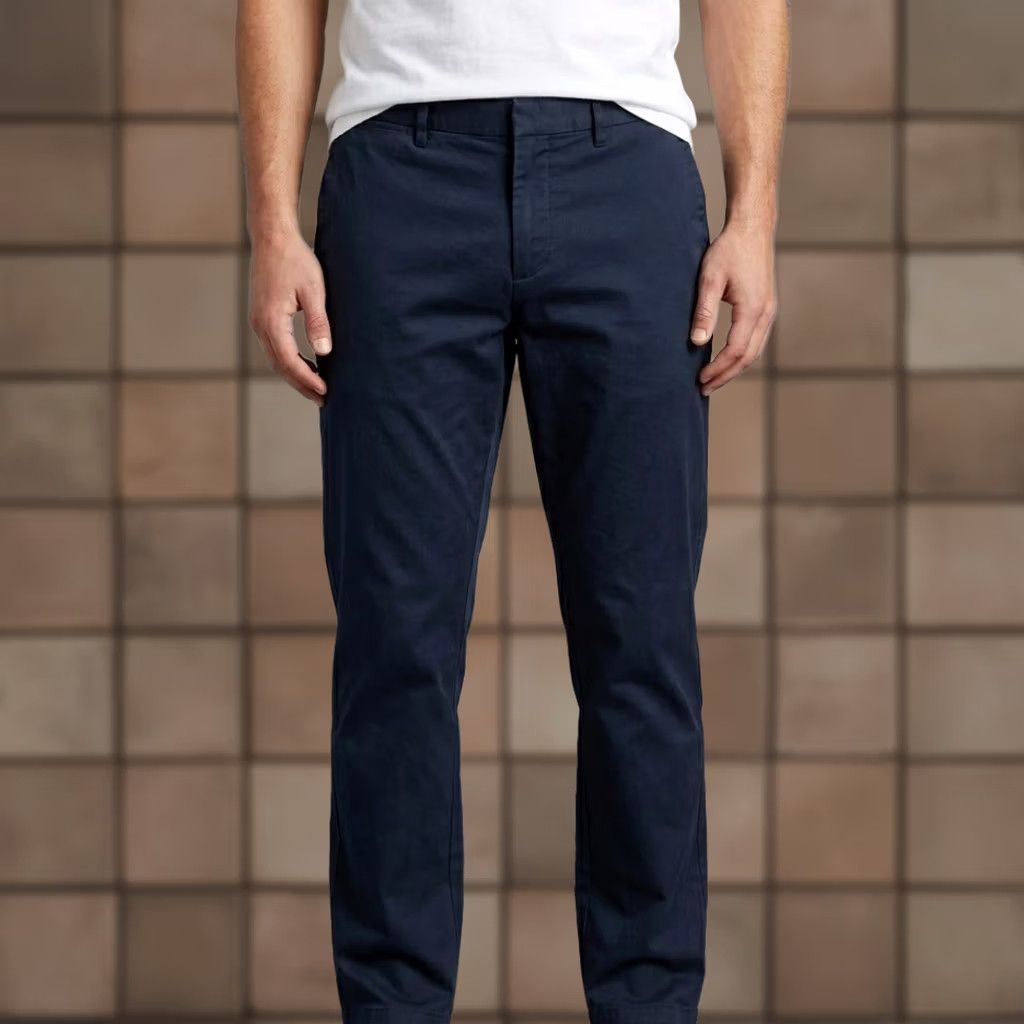 Bonobos Bonobos Mens Navy Blue Chino Pants Flat Front Size 34x34 EUC Size US 34 / EU 50 - 1 Thumbnail