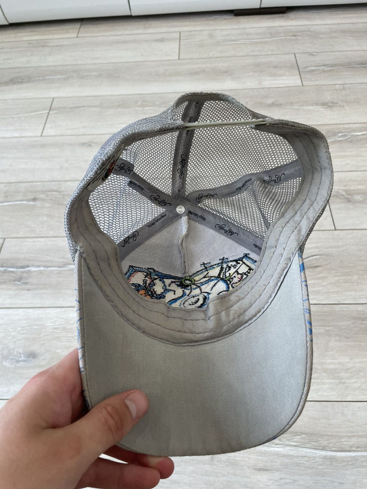 Ed Hardy Ed Hardy by Christian Audigier snapback cap hat - one size Size ONE SIZE - 7 Thumbnail