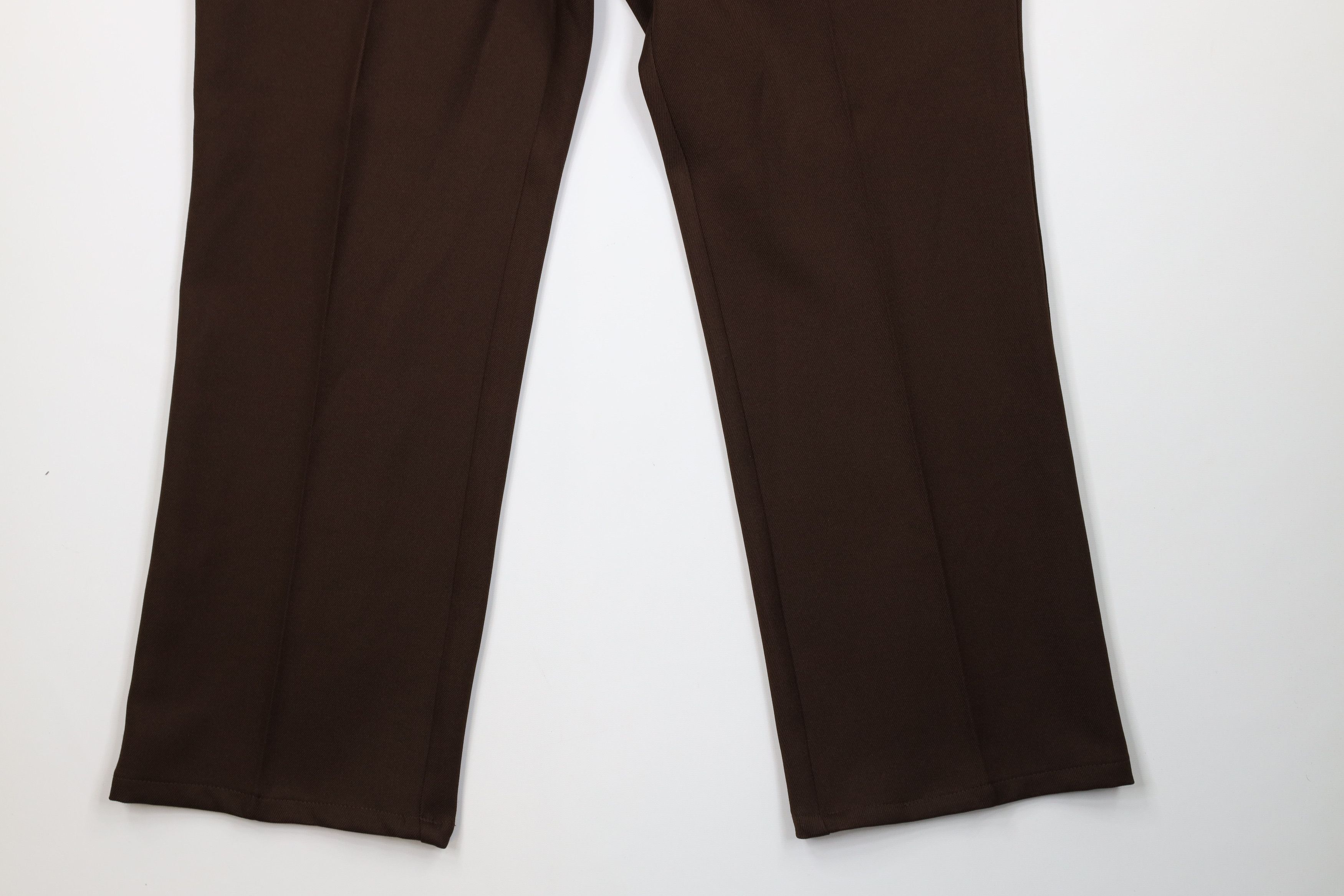 Vintage Vintage 90s Streetwear Knit Wide Leg Chino Pants Brown Size US 40 / EU 56 - 4 Thumbnail