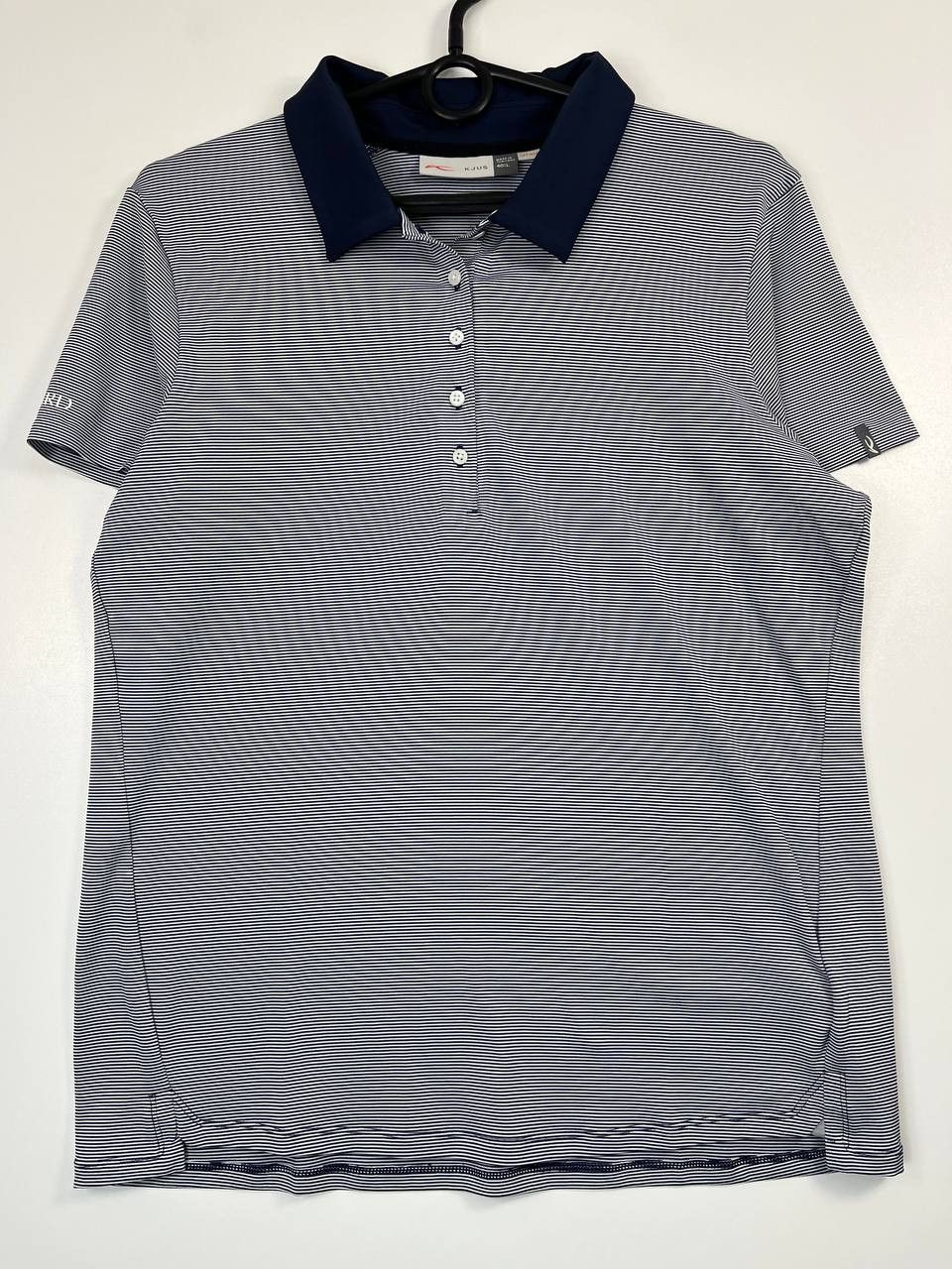 Other Kjus Women Sina Polo Shirt Golf Striped Blue White Size L Size US L / EU 52-54 / 3 - 1 Thumbnail