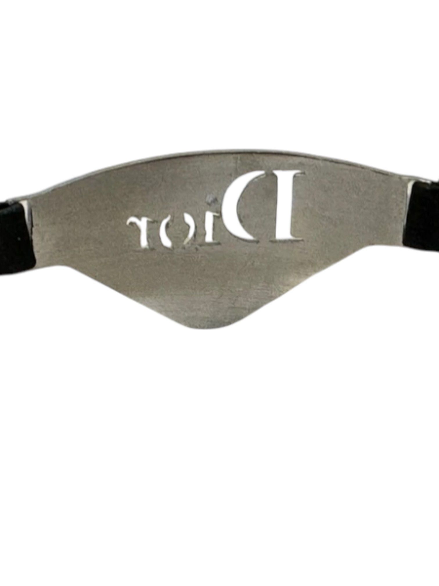 Dior Dior by John Galliano Silver Logo Plate Bracelet Size ONE SIZE - 9 Thumbnail