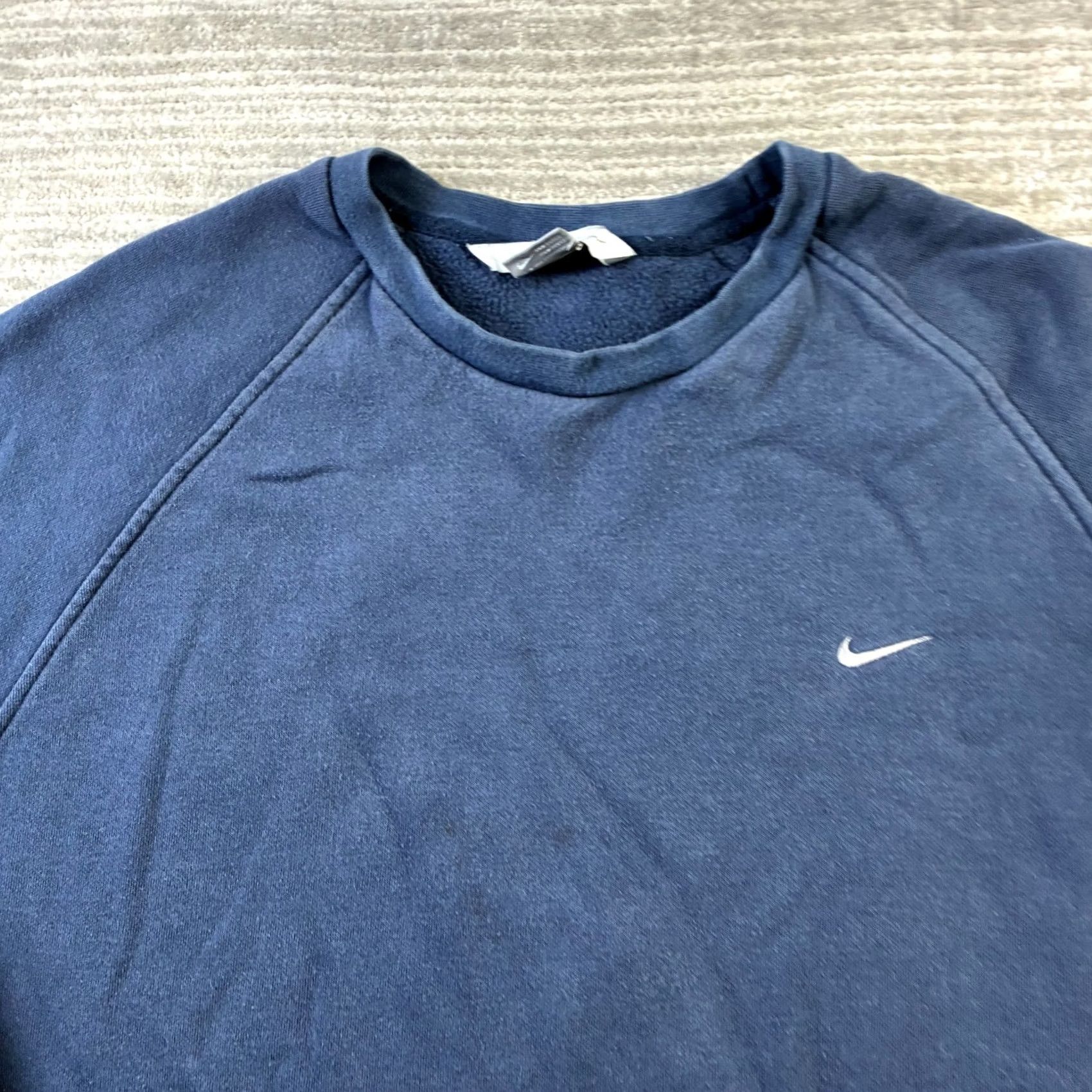 Nike VINTAGE Nike Sweatshirt Mens 2XL Blue Raglan Pullover Crewneck Fleece Shirts Jacket Size US XXL / EU 58 / 5 - 3 Thumbnail
