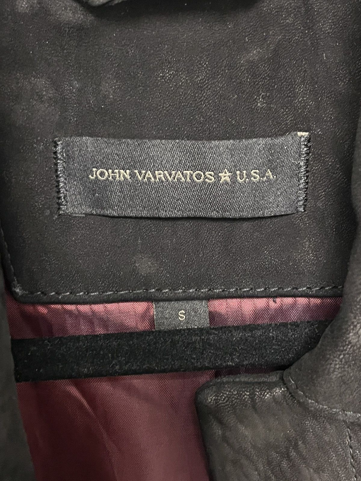 John Varvatos Jungin Black Leather Moto Jacket. Small Size US S / EU 44-46 / 1 - 6 Thumbnail
